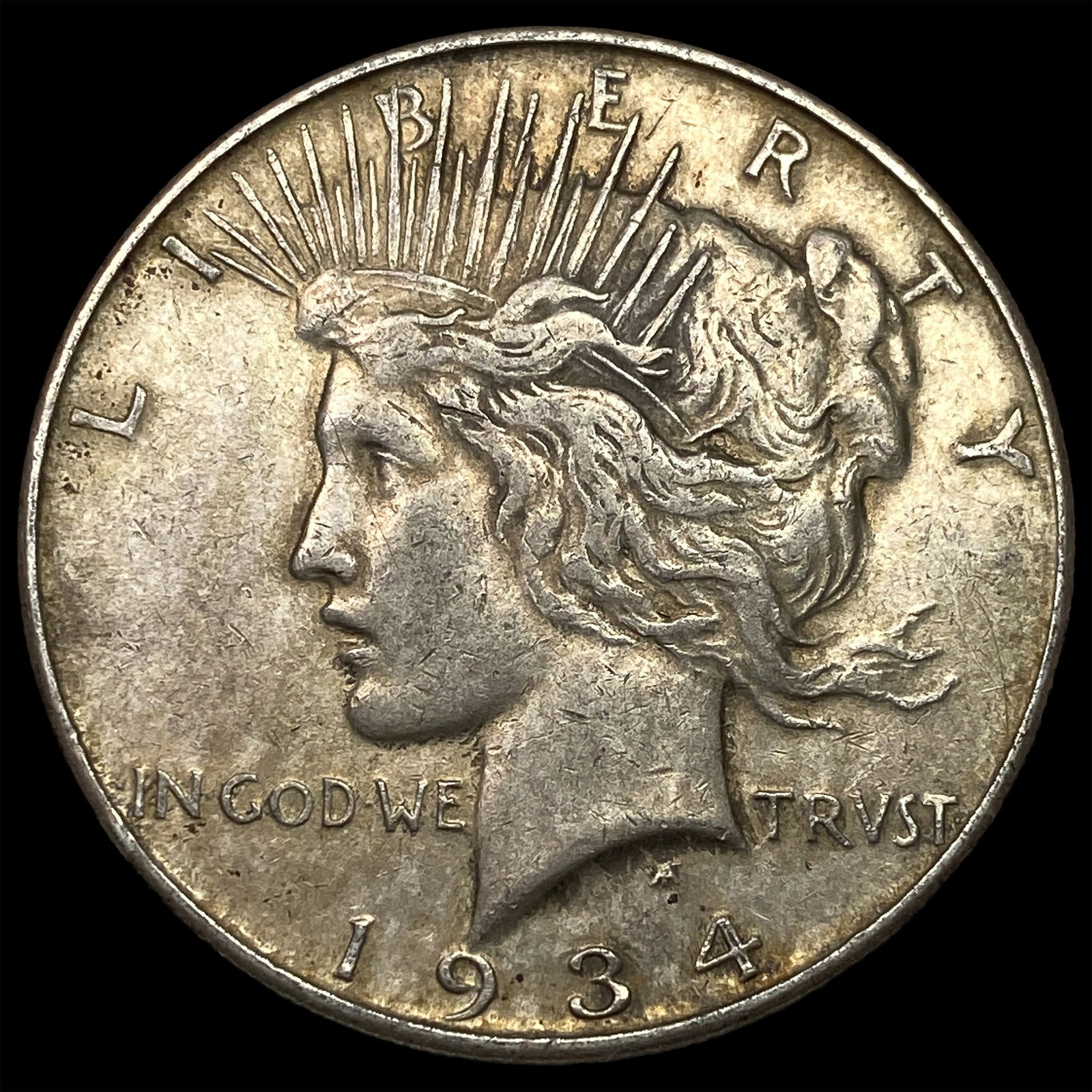 1934-D Silver Peace Dollar CLOSELY UNCIRCULATED: 1934-D Silver Peace Dollar CLOSELY UNCIRCULATED