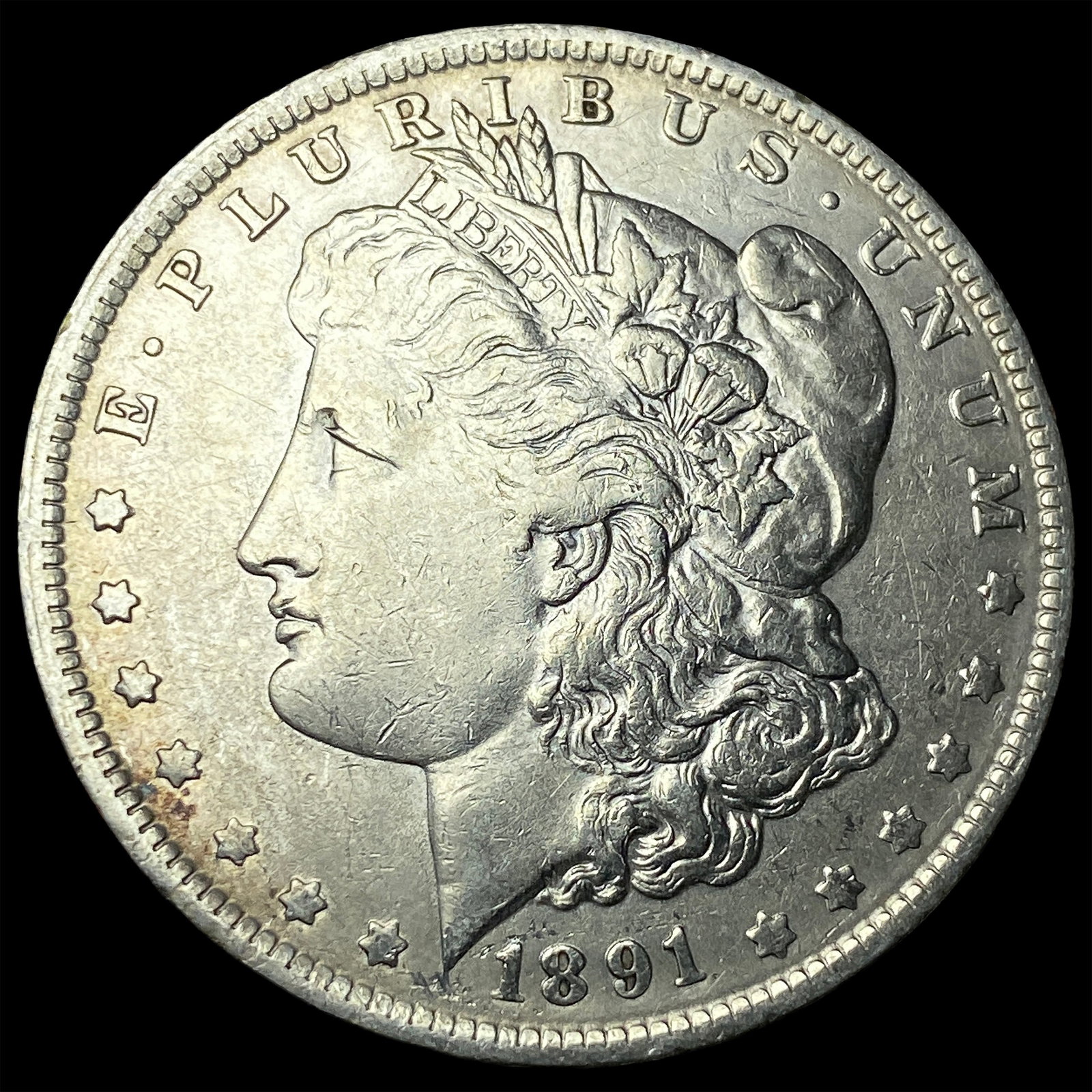 1891-O Silver Morgan Dollar CLOSELY UNCIRCULATED: 1891-O Silver Morgan Dollar CLOSELY UNCIRCULATED