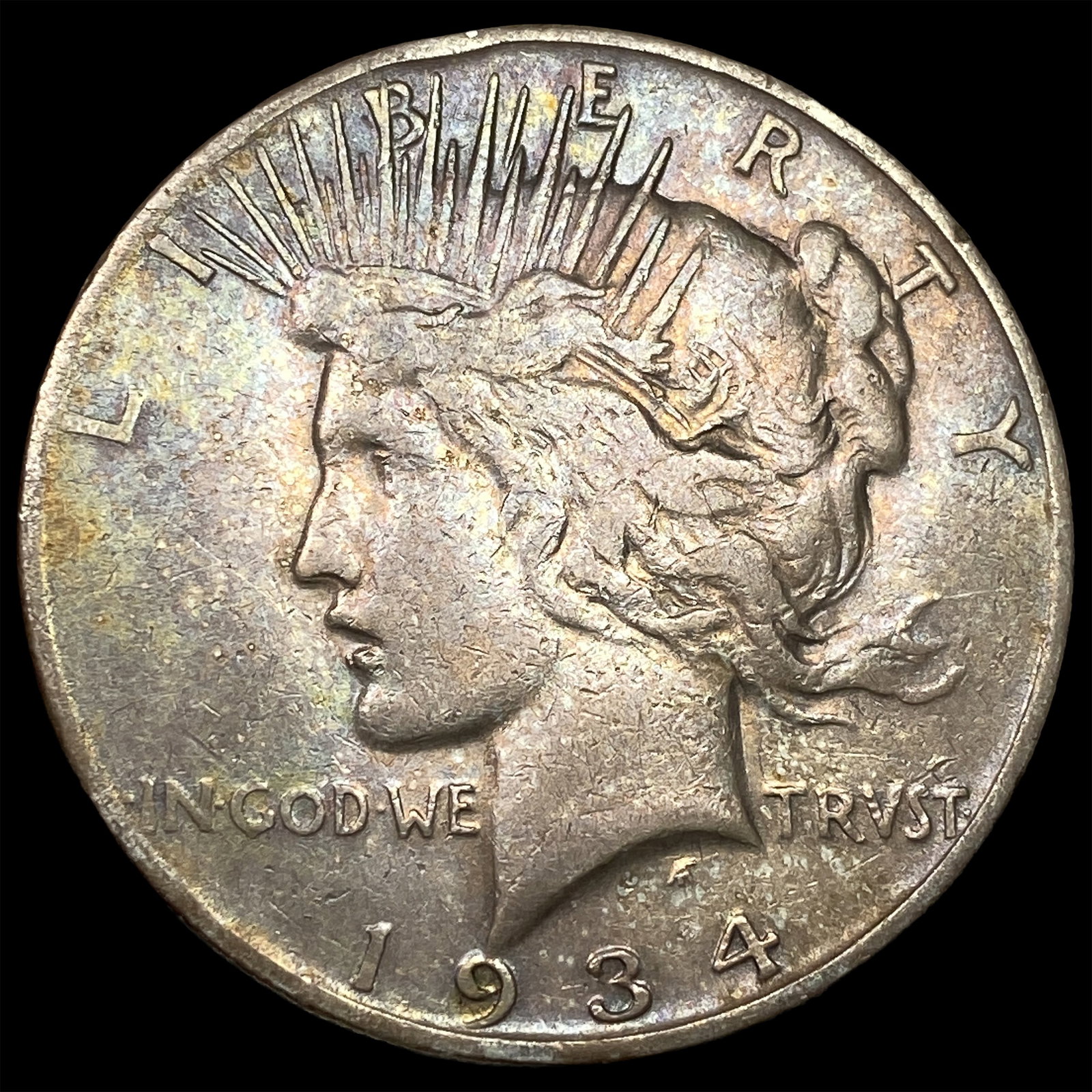 1934-S Silver Peace Dollar LIGHTLY CIRCULATED: 1934-S Silver Peace Dollar LIGHTLY CIRCULATED