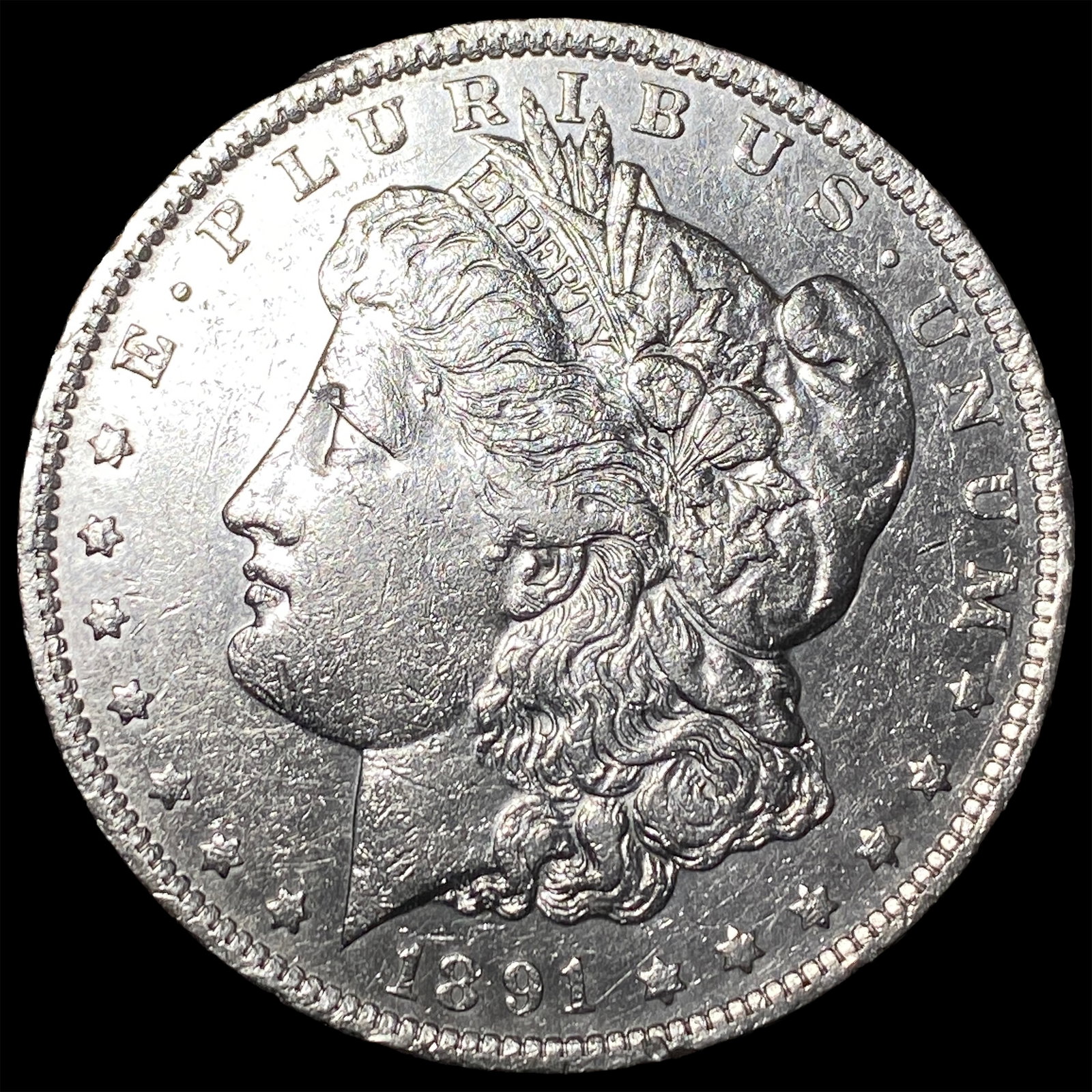 1891-O Silver Morgan Dollar CLOSELY UNCIRCULATED: 1891-O Silver Morgan Dollar CLOSELY UNCIRCULATED