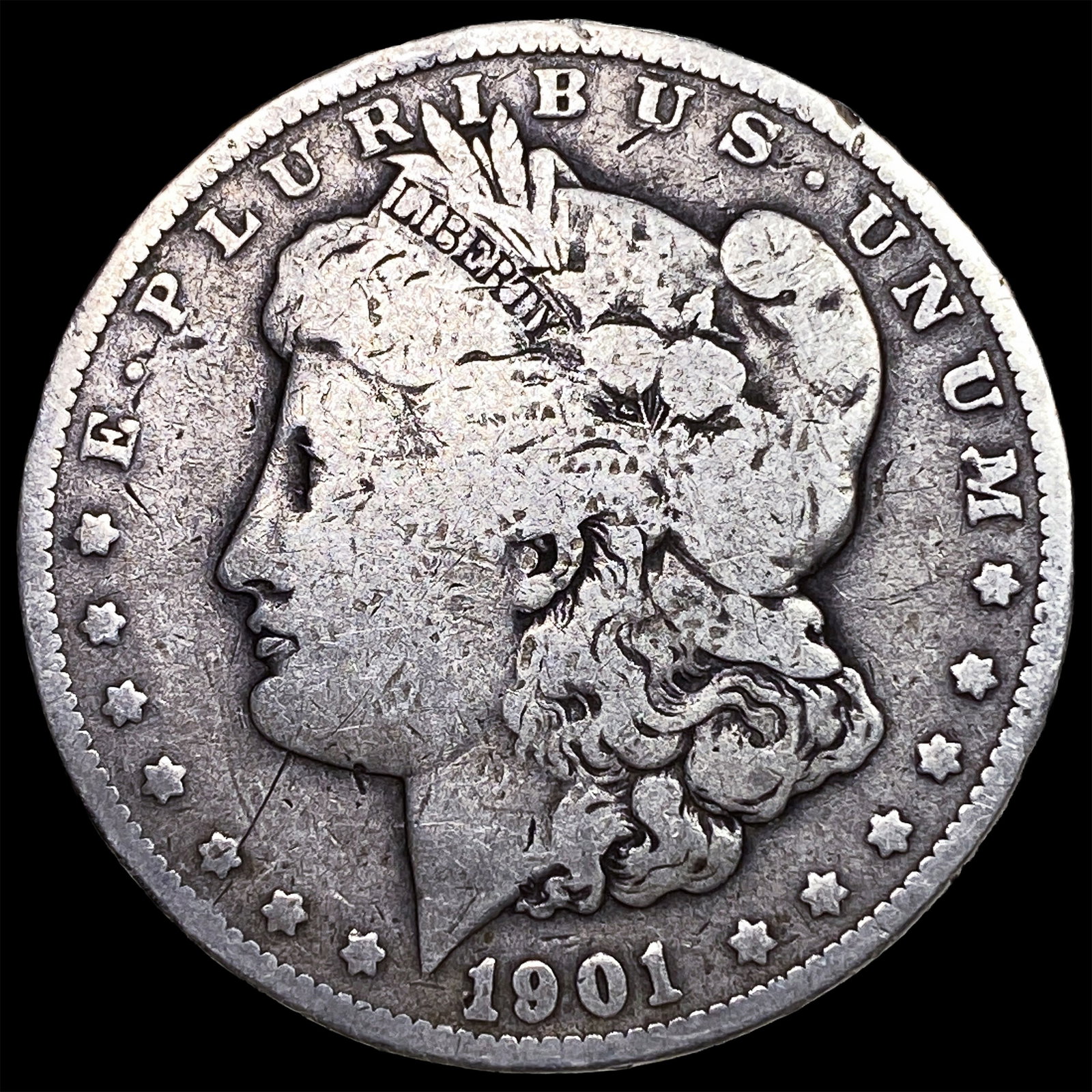 1901 Morgan Silver Dollar LIGHTLY CIRCULATED: 1901 Morgan Silver Dollar LIGHTLY CIRCULATED