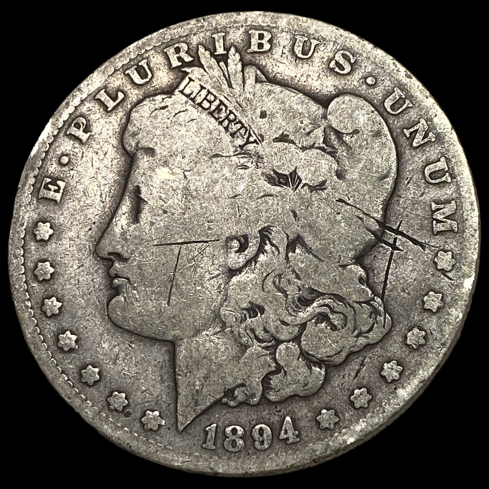 1894-O Silver Morgan Dollar NICELY CIRCULATED: 1894-O Silver Morgan Dollar NICELY CIRCULATED
