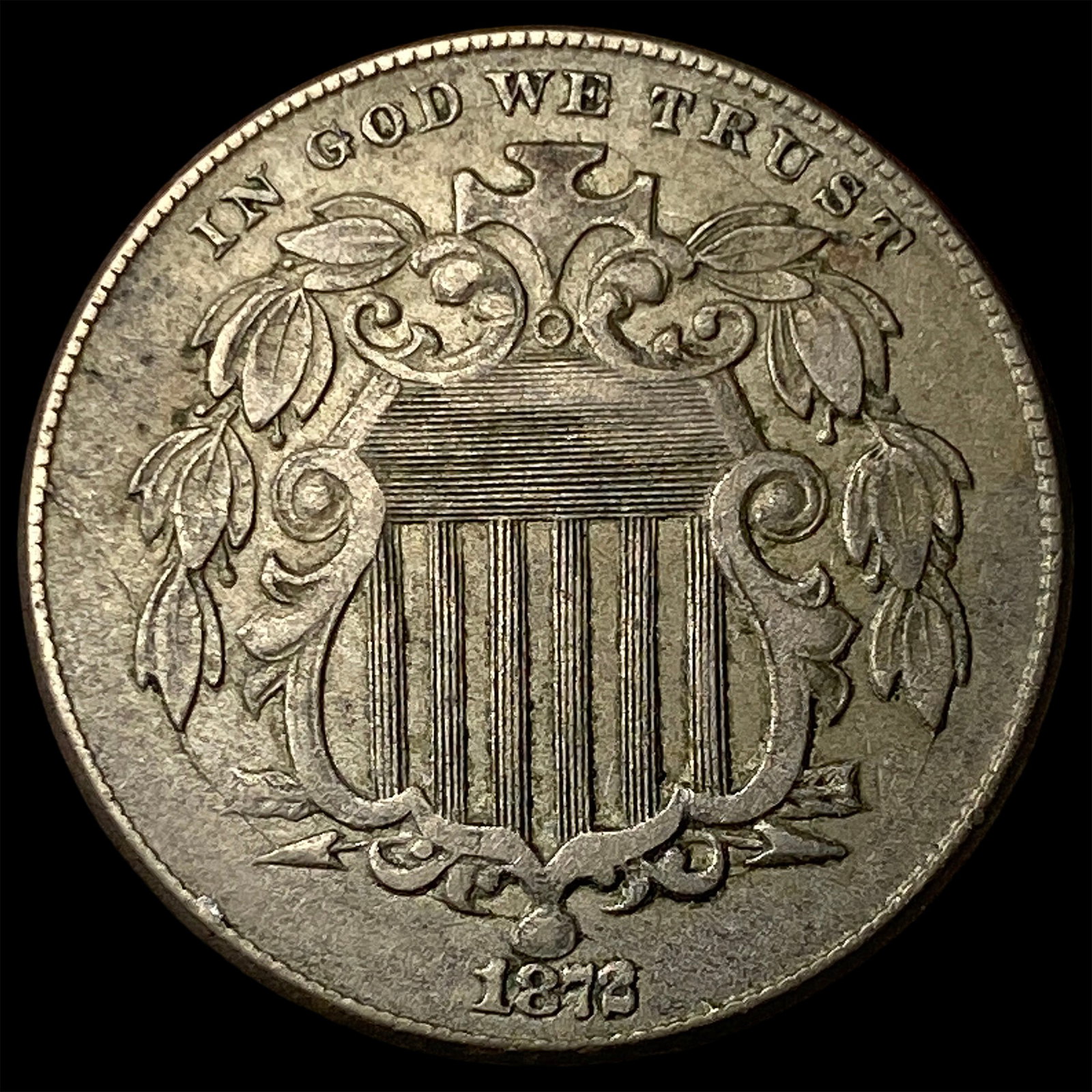 1872 Shield Nickel UNCIRCULATED: 1872 Shield Nickel UNCIRCULATED