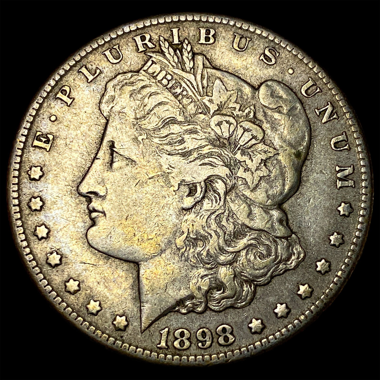 1898-S Silver Morgan Dollar NEARLY UNCIRCULATED: 1898-S Silver Morgan Dollar NEARLY UNCIRCULATED