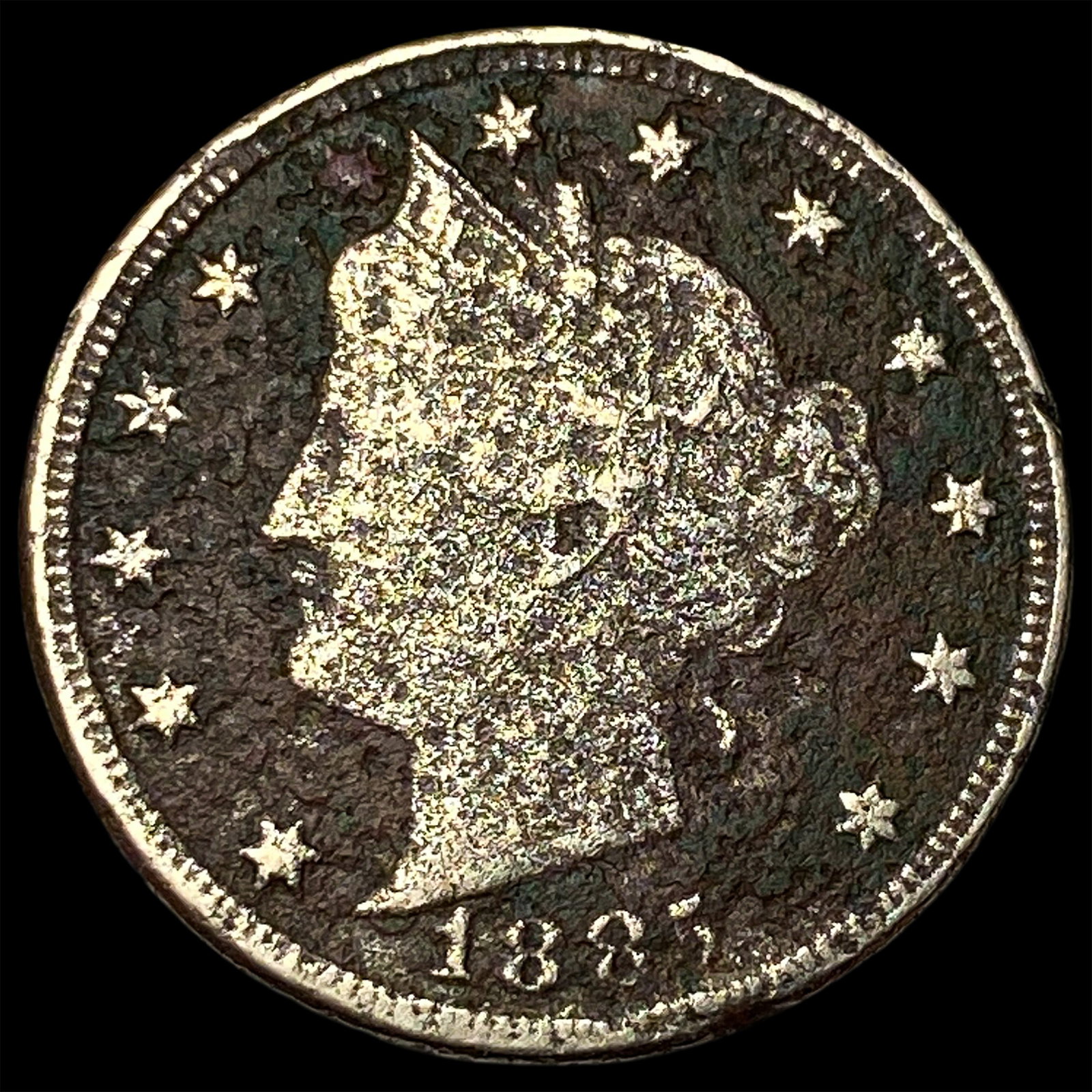 1885 Liberty Head Nickel NICELY CIRCULATED: 1885 Liberty Head Nickel NICELY CIRCULATED