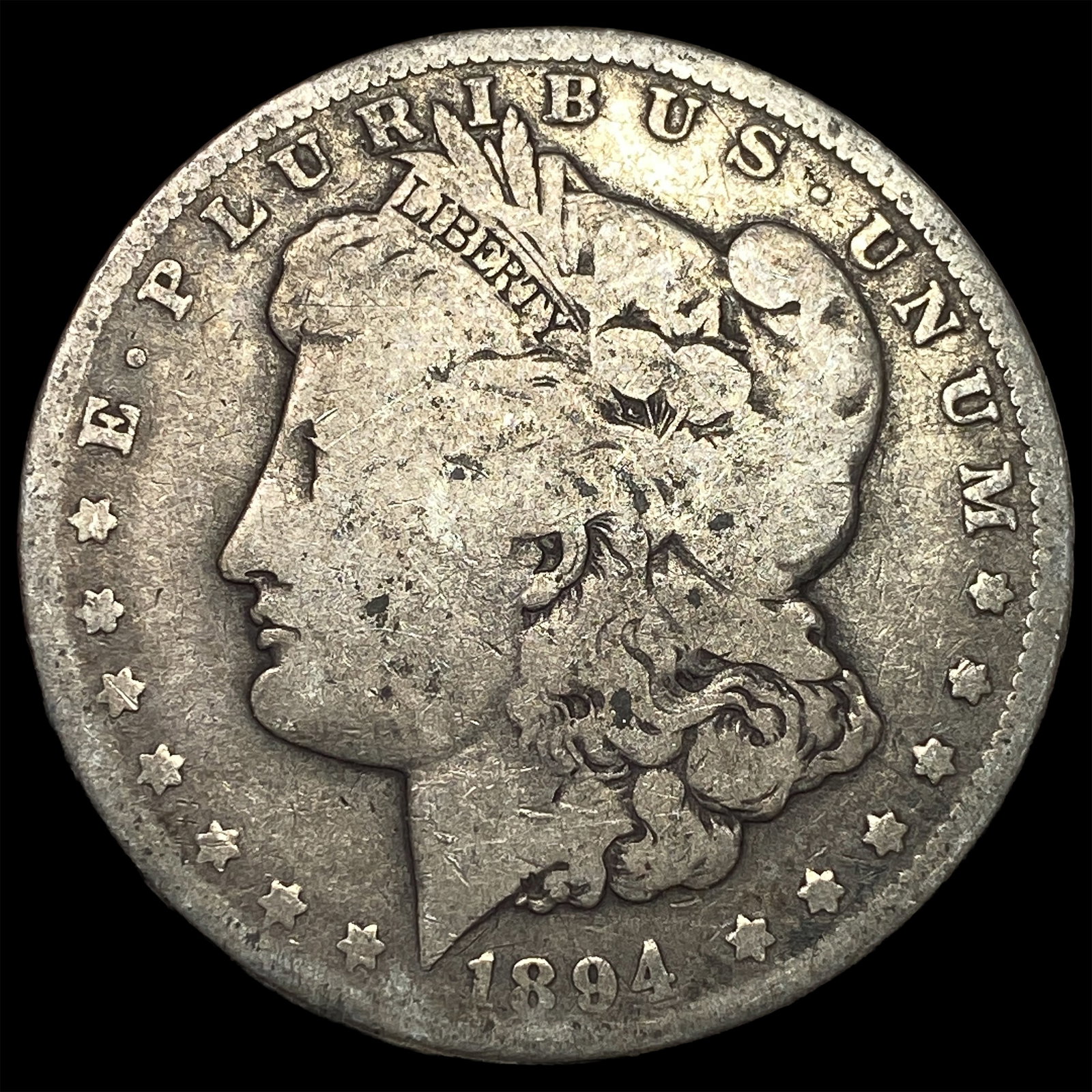 1894-O Silver Morgan Dollar NICELY CIRCULATED: 1894-O Silver Morgan Dollar NICELY CIRCULATED