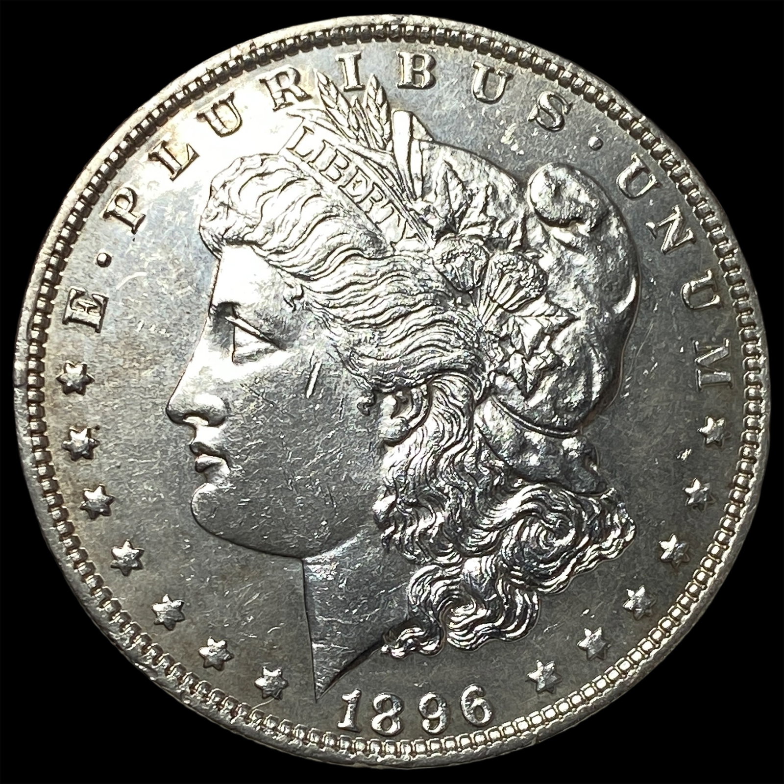 1896 Silver Morgan Dollar CHOICE BU: 1896 Silver Morgan Dollar CHOICE BU