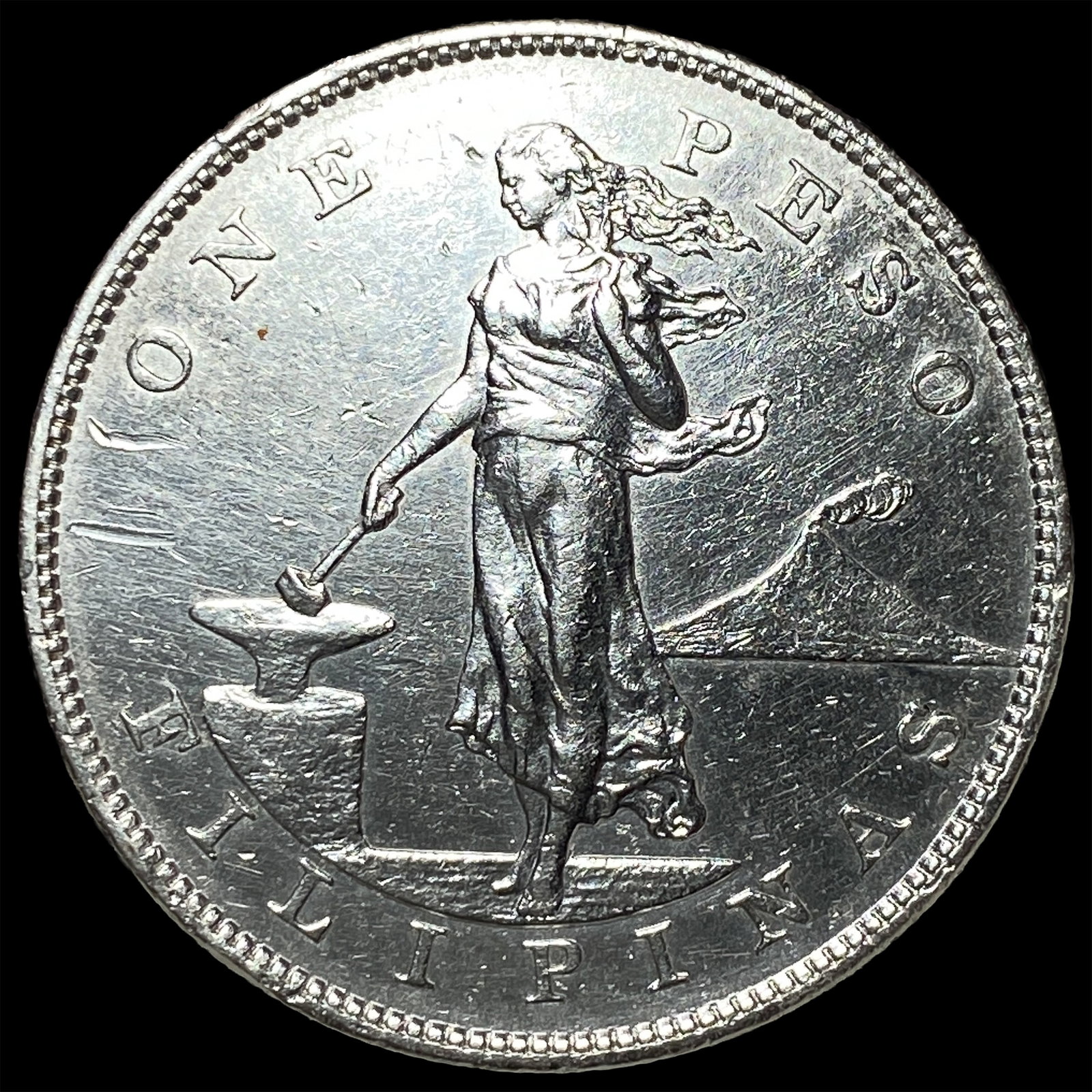 1903-S Philippines Silver One Peso UNCIRCULATED (1 of 2)