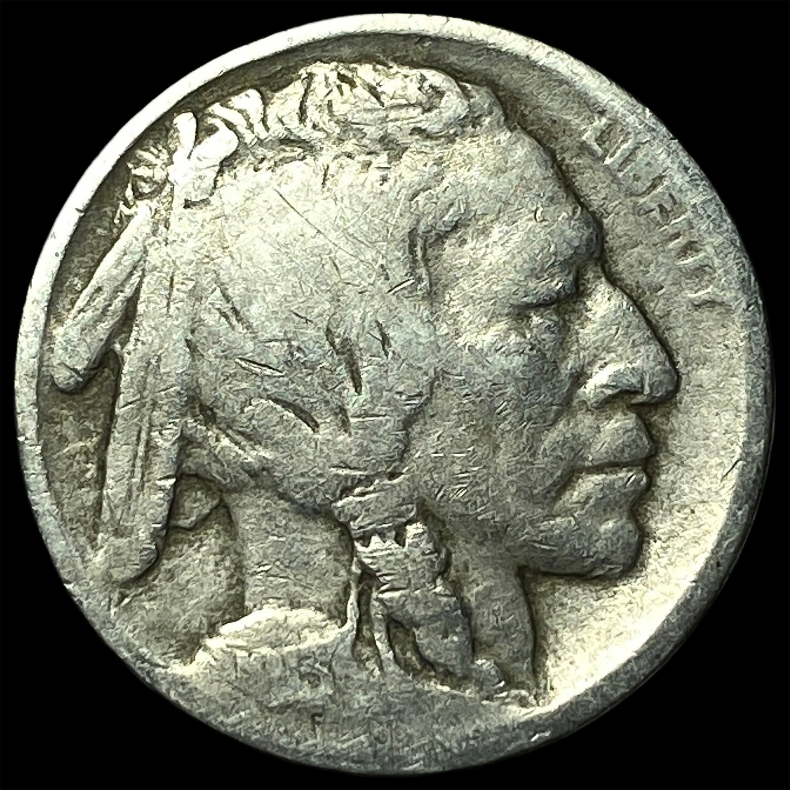 1913-S Type 1 Buffalo Nickel LIGHTLY CIRCULATED: 1913-S Type 1 Buffalo Nickel LIGHTLY CIRCULATED