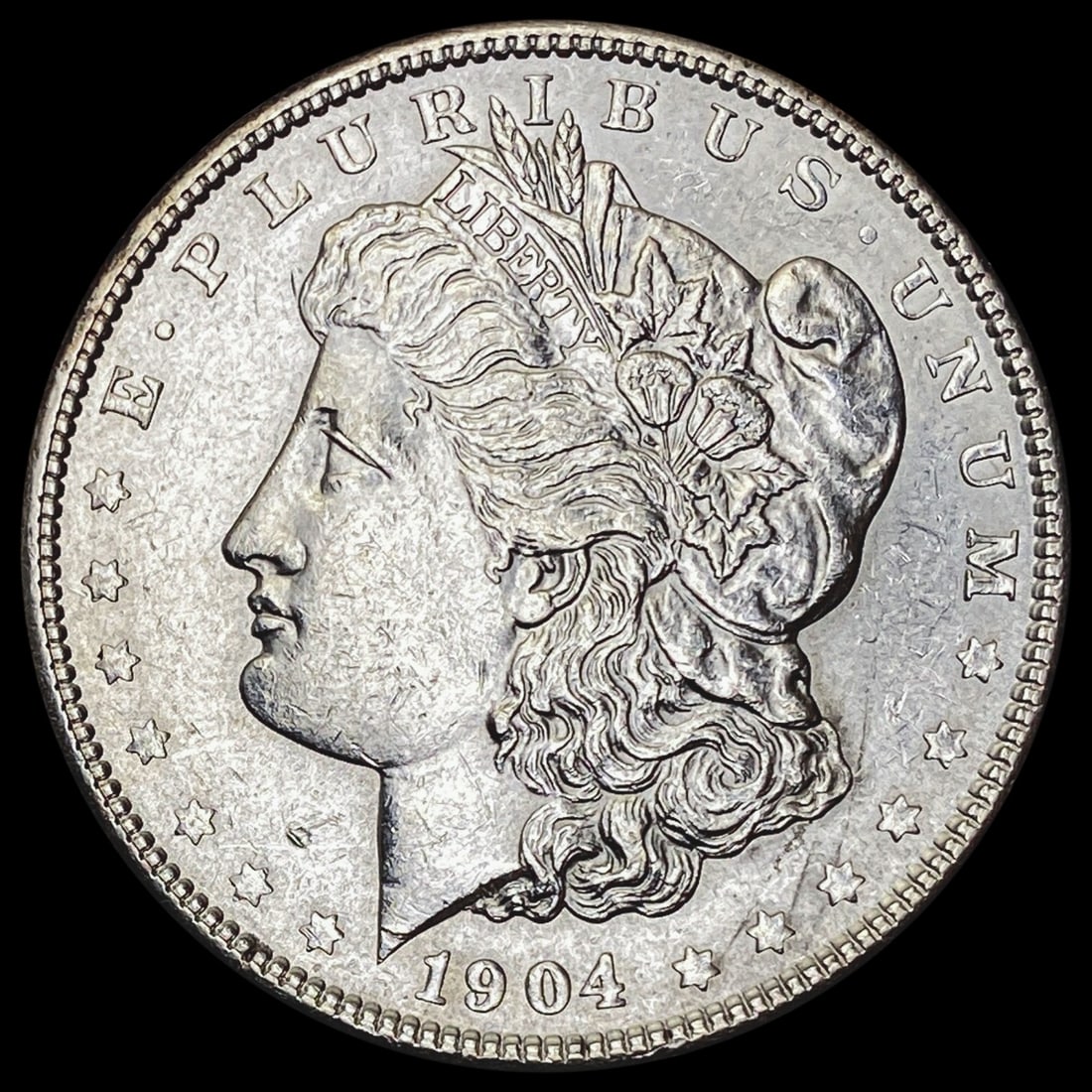 1904 Morgan Silver Dollar UNCIRCULATED: 1904 Morgan Silver Dollar UNCIRCULATED