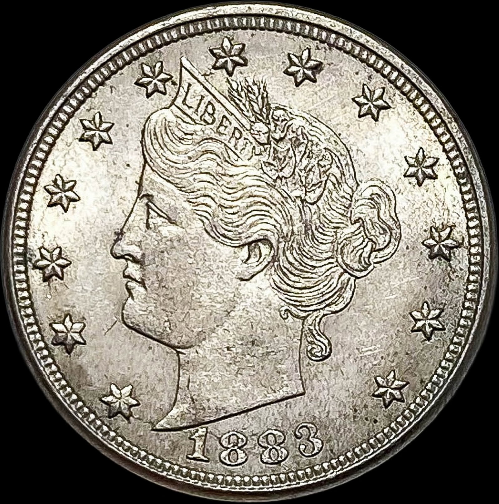 1883 Liberty Head Nickel (No Cents) CHOICE BU: 1883 Liberty Head Nickel (No Cents) CHOICE BU