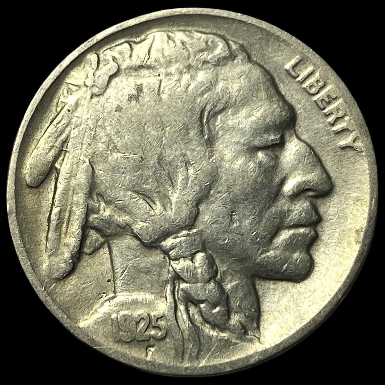 1925-S Buffalo Nickel LIGHTLY CIRCULATED: 1925-S Buffalo Nickel LIGHTLY CIRCULATED