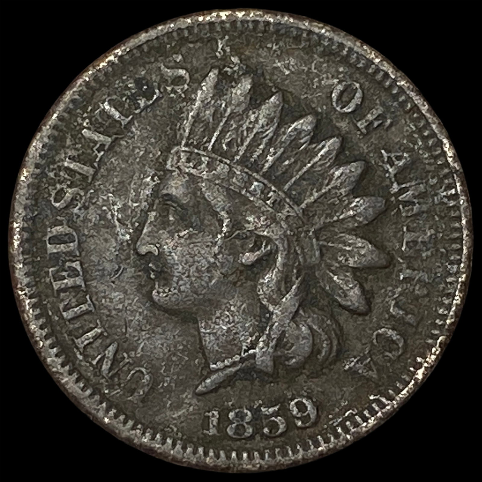 1859 Indian Head Cent HIGH GRADE: 1859 Indian Head Cent HIGH GRADE