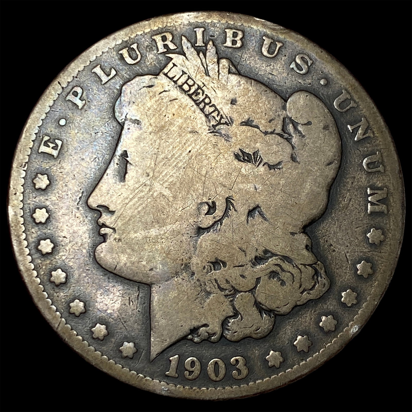 1903-S Silver Morgan Dollar NICELY CIRCULATED: 1903-S Silver Morgan Dollar NICELY CIRCULATED