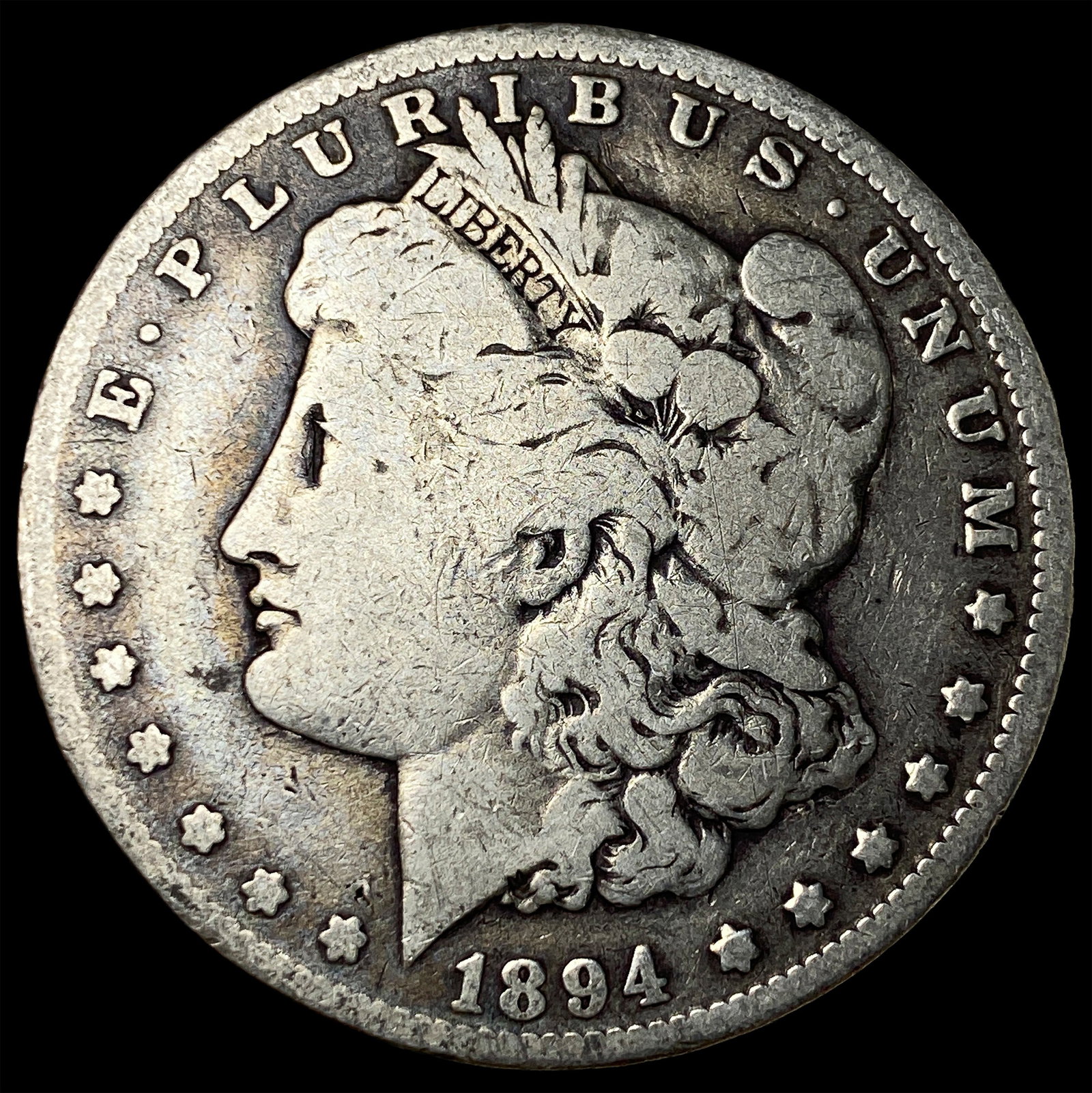 1894-O Silver Morgan Dollar NICELY CIRCULATED: 1894-O Silver Morgan Dollar NICELY CIRCULATED