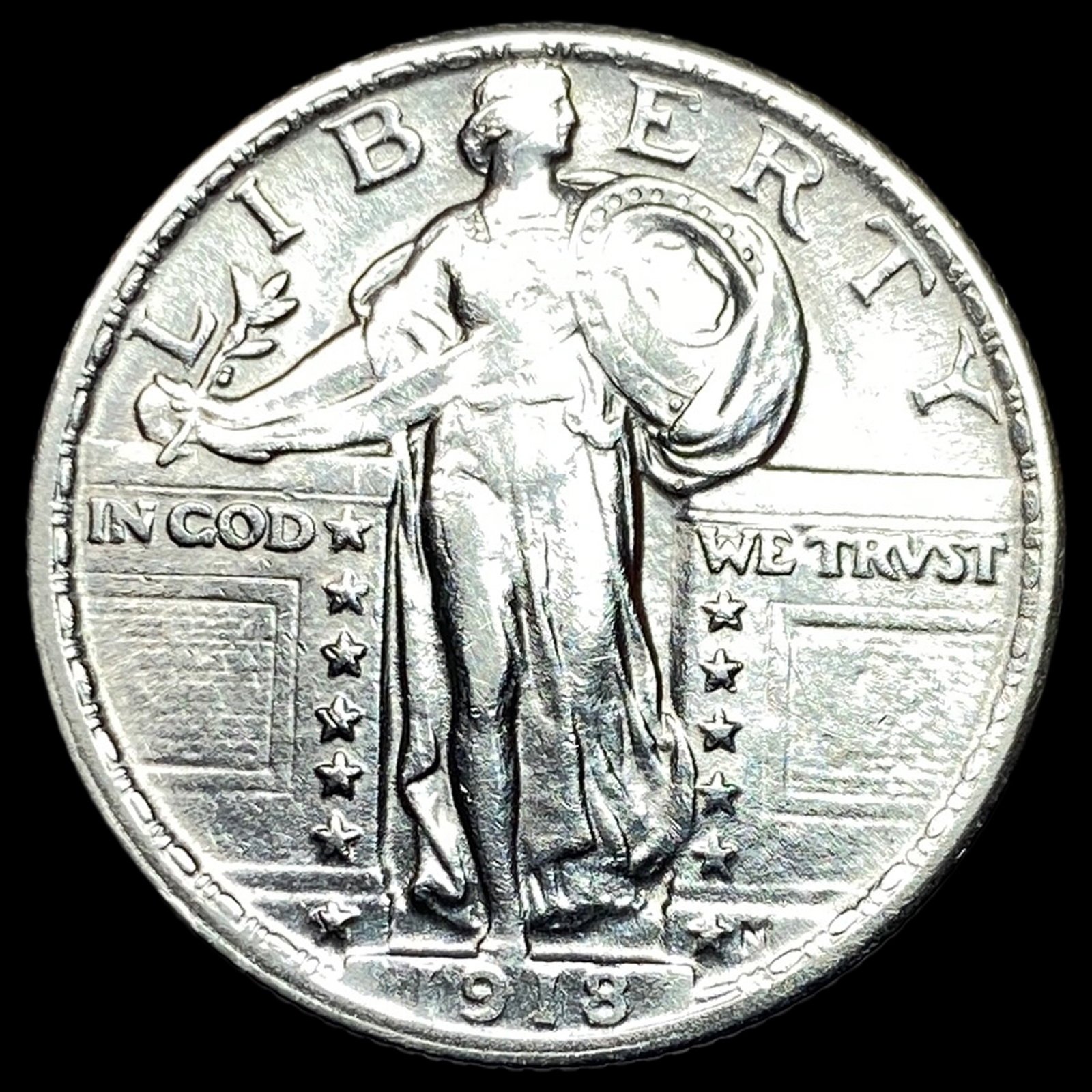 1918 Standing Liberty Quarter UNCIRCULATED: 1918 Standing Liberty Quarter UNCIRCULATED