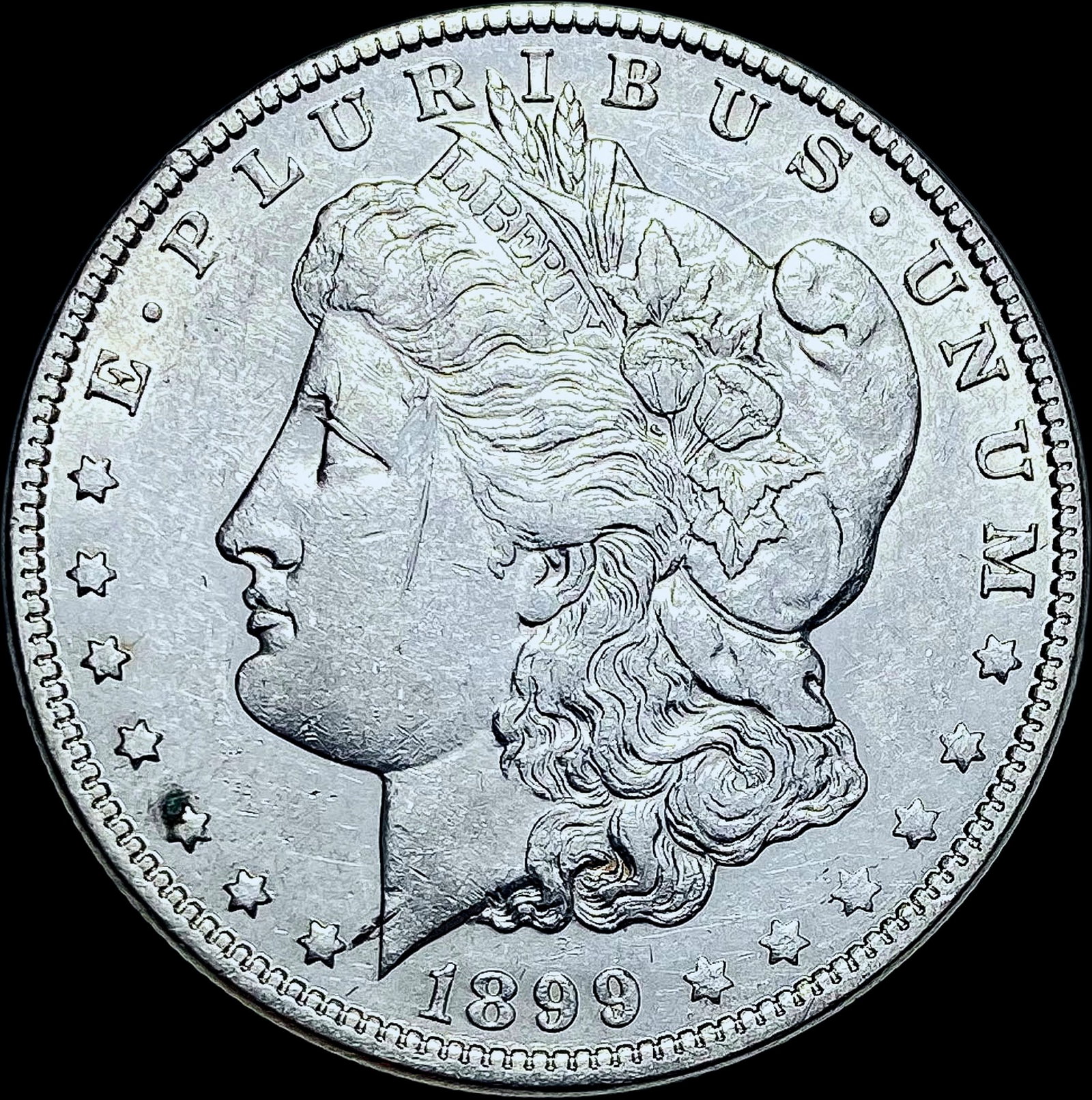 1899-O Micro O Silver Morgan Dollar CHOICE AU: 1899-O Micro O Silver Morgan Dollar CHOICE AU