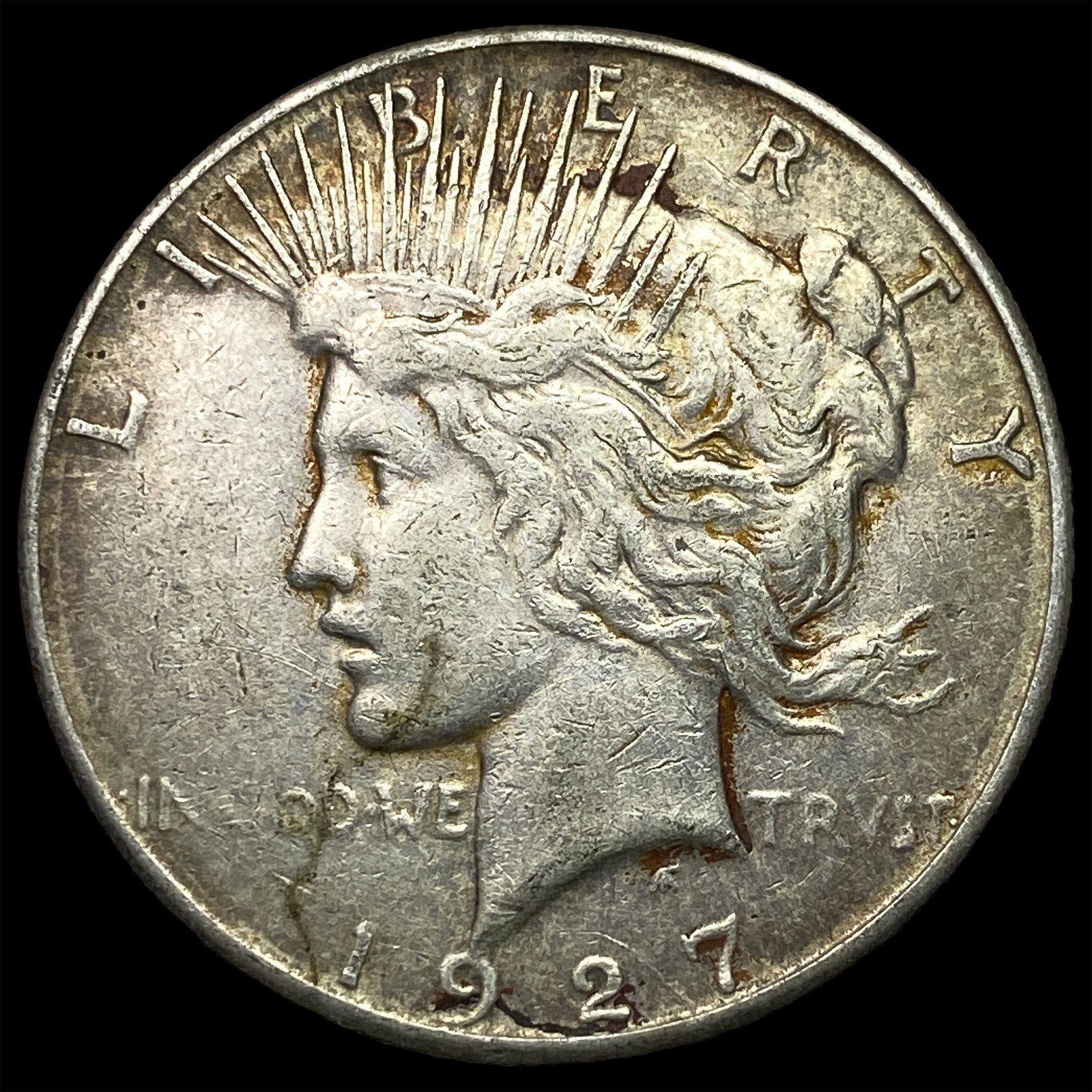 1927-S Silver Peace Dollar NEARLY UNCIRCULATED: 1927-S Silver Peace Dollar NEARLY UNCIRCULATED