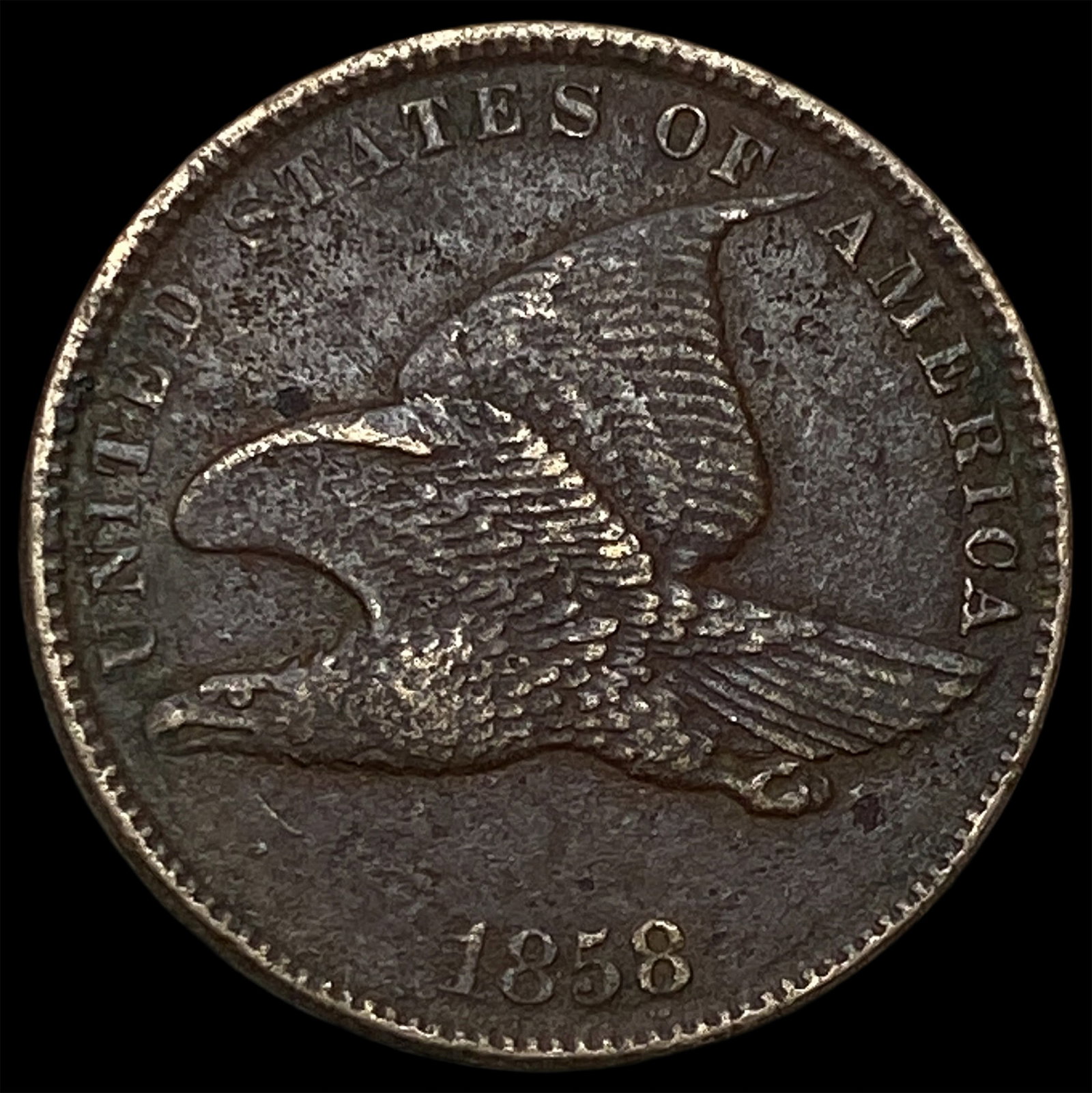 1858 Flying Eagle Cent CHOICE AU: 1858 Flying Eagle Cent CHOICE AU