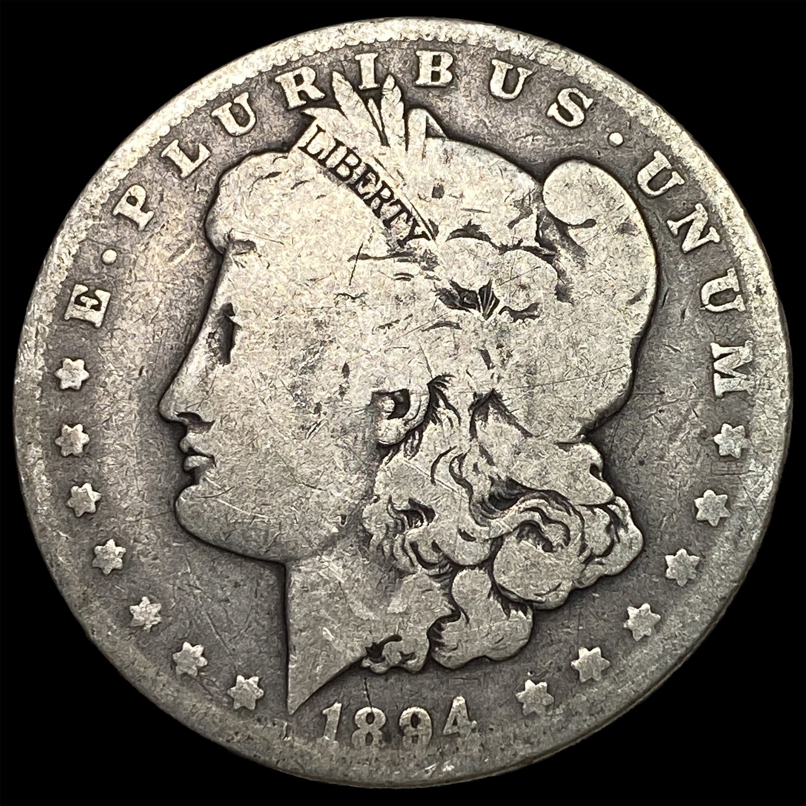 1894-O Silver Morgan Dollar NICELY CIRCULATED: 1894-O Silver Morgan Dollar NICELY CIRCULATED