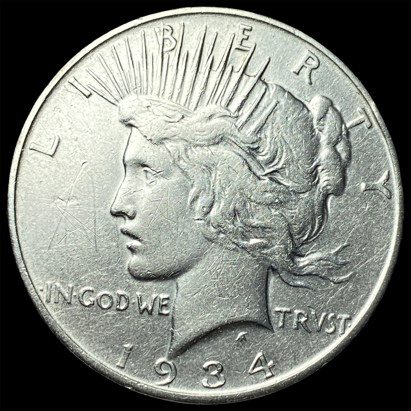 1934-D Silver Peace Dollar HIGH GRADE: 1934-D Silver Peace Dollar HIGH GRADE