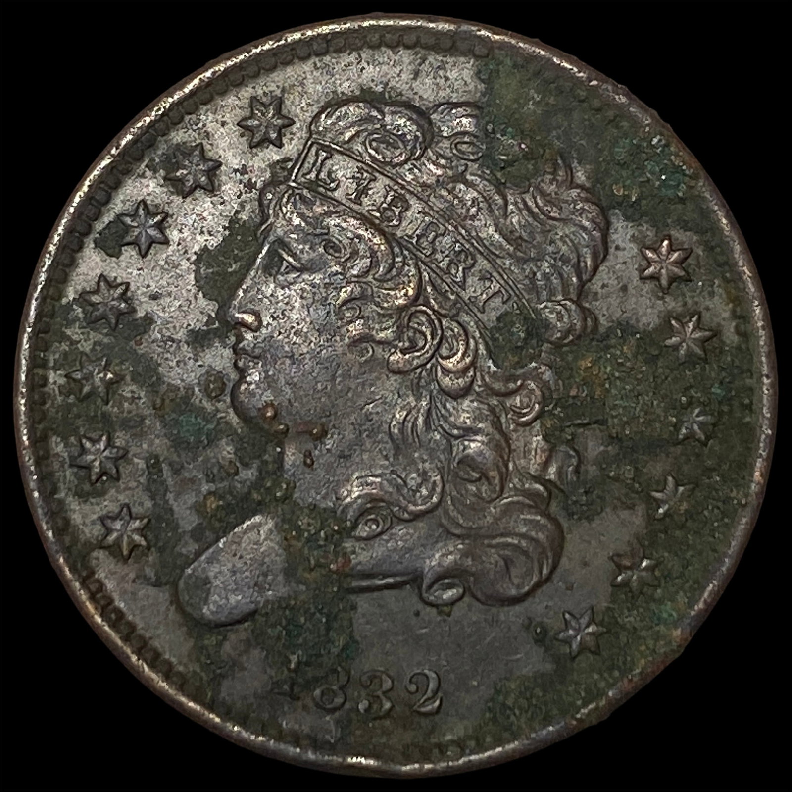 1832 Classic Head Half Cent LIGHTLY CIRCULATED: 1832 Classic Head Half Cent LIGHTLY CIRCULATED