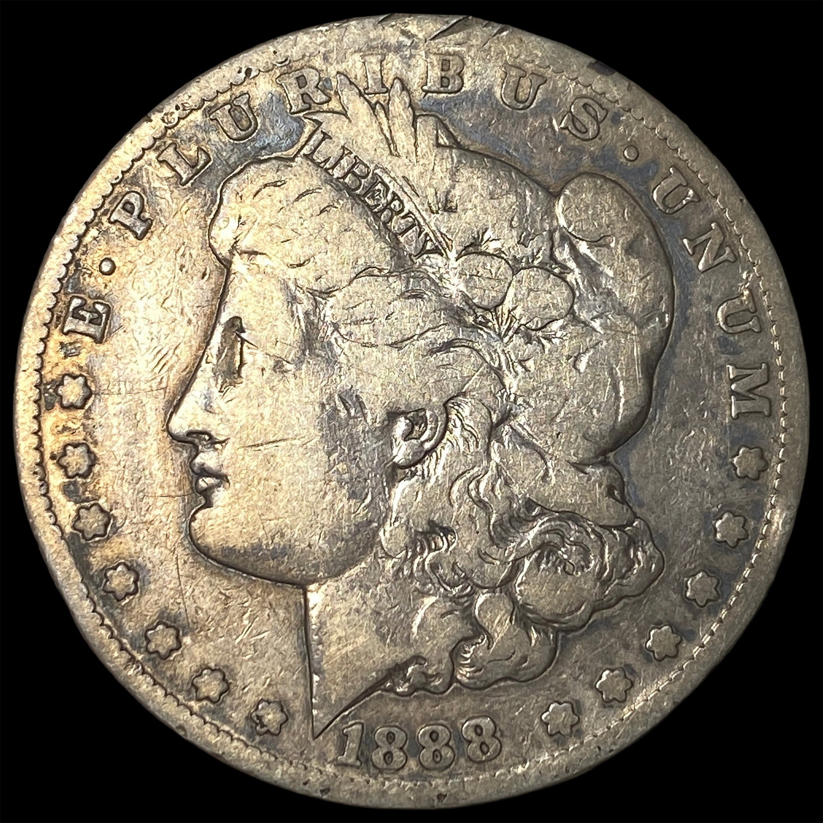 1888-S Morgan Silver Dollar LIGHTLY CIRCULATED: 1888-S Morgan Silver Dollar LIGHTLY CIRCULATED