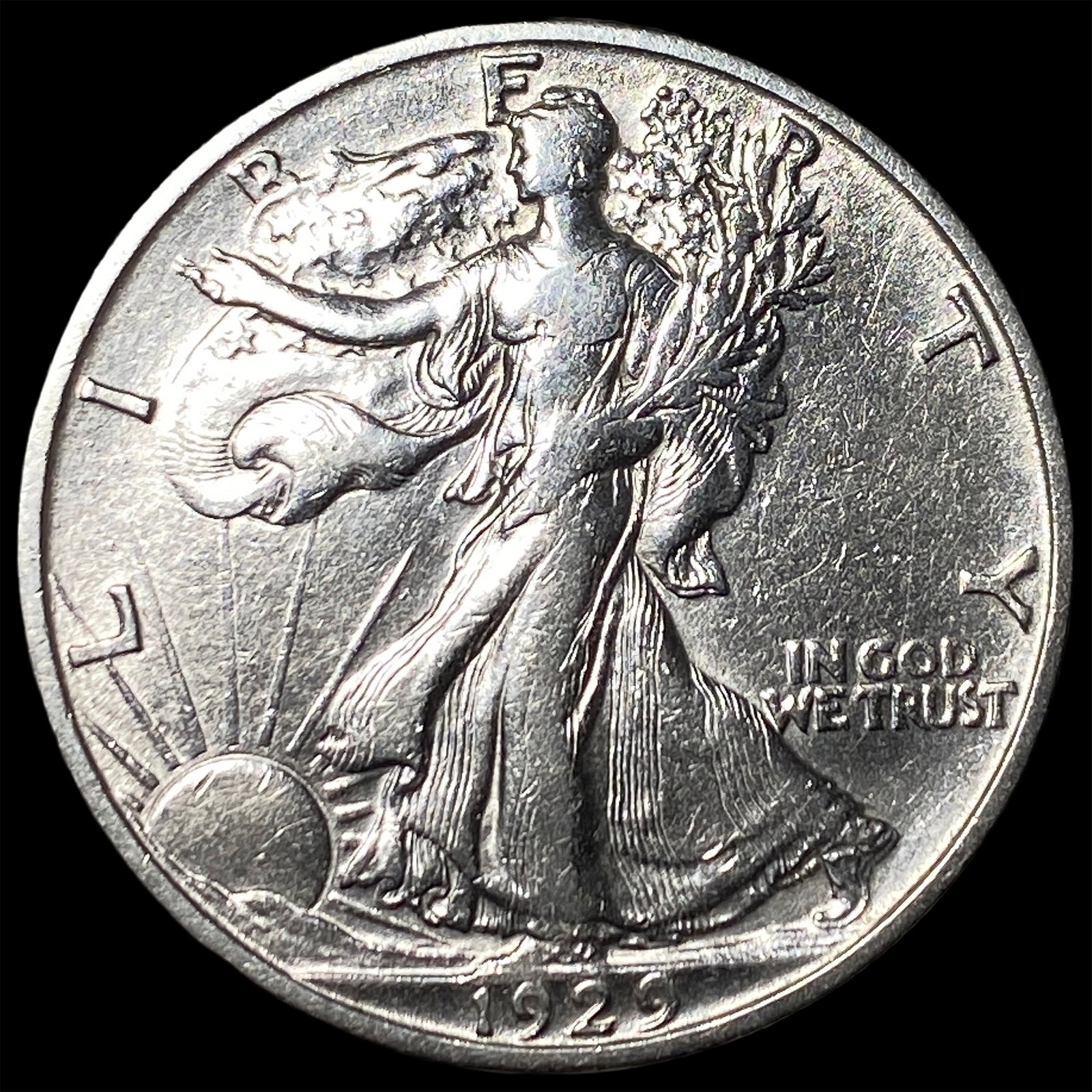 1929-S Silver Walking Liberty Half Dollar CHOICE AU (1 of 2)
