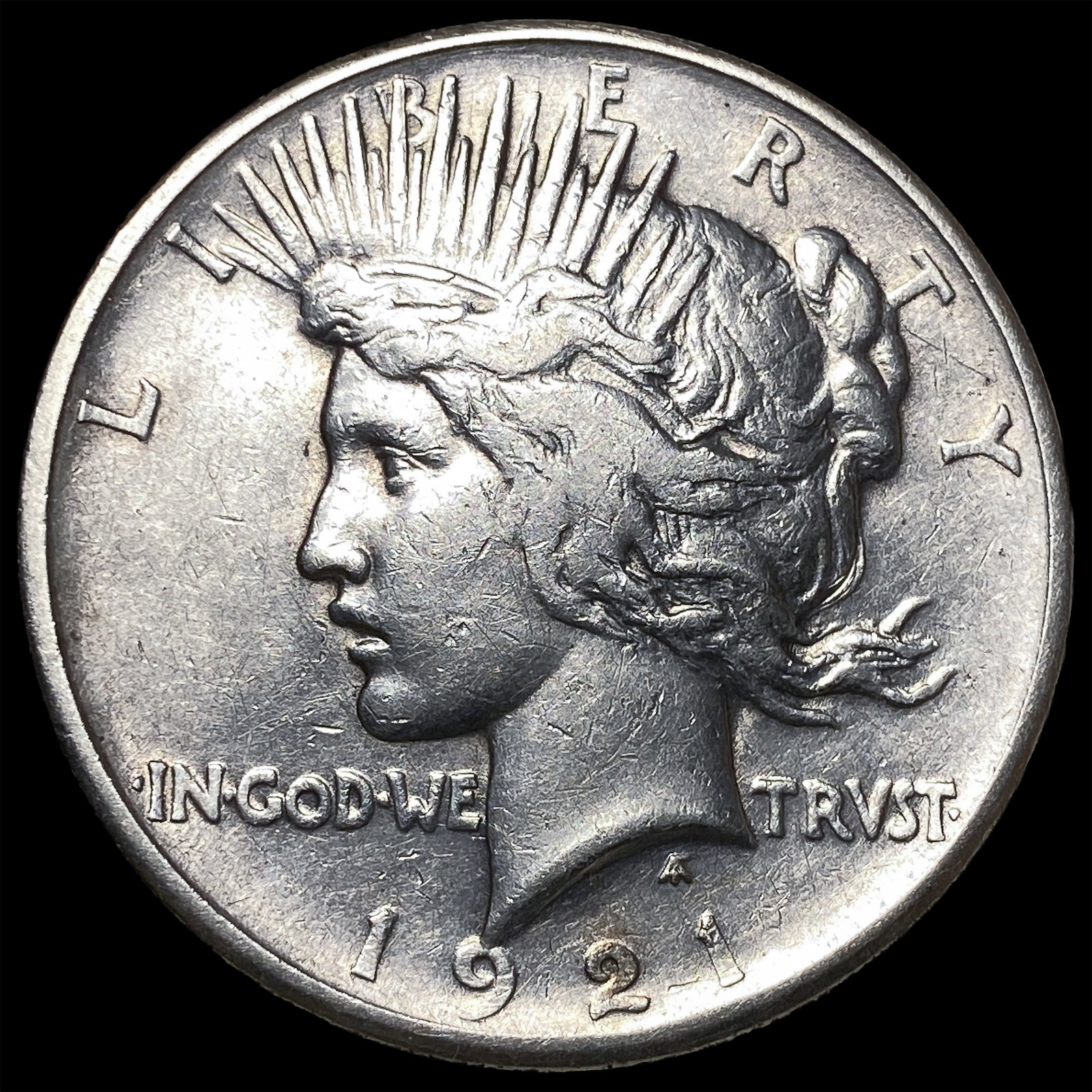 1921 Silver Peace Dollar NEARLY UNCIRCULATED: 1921 Silver Peace Dollar NEARLY UNCIRCULATED