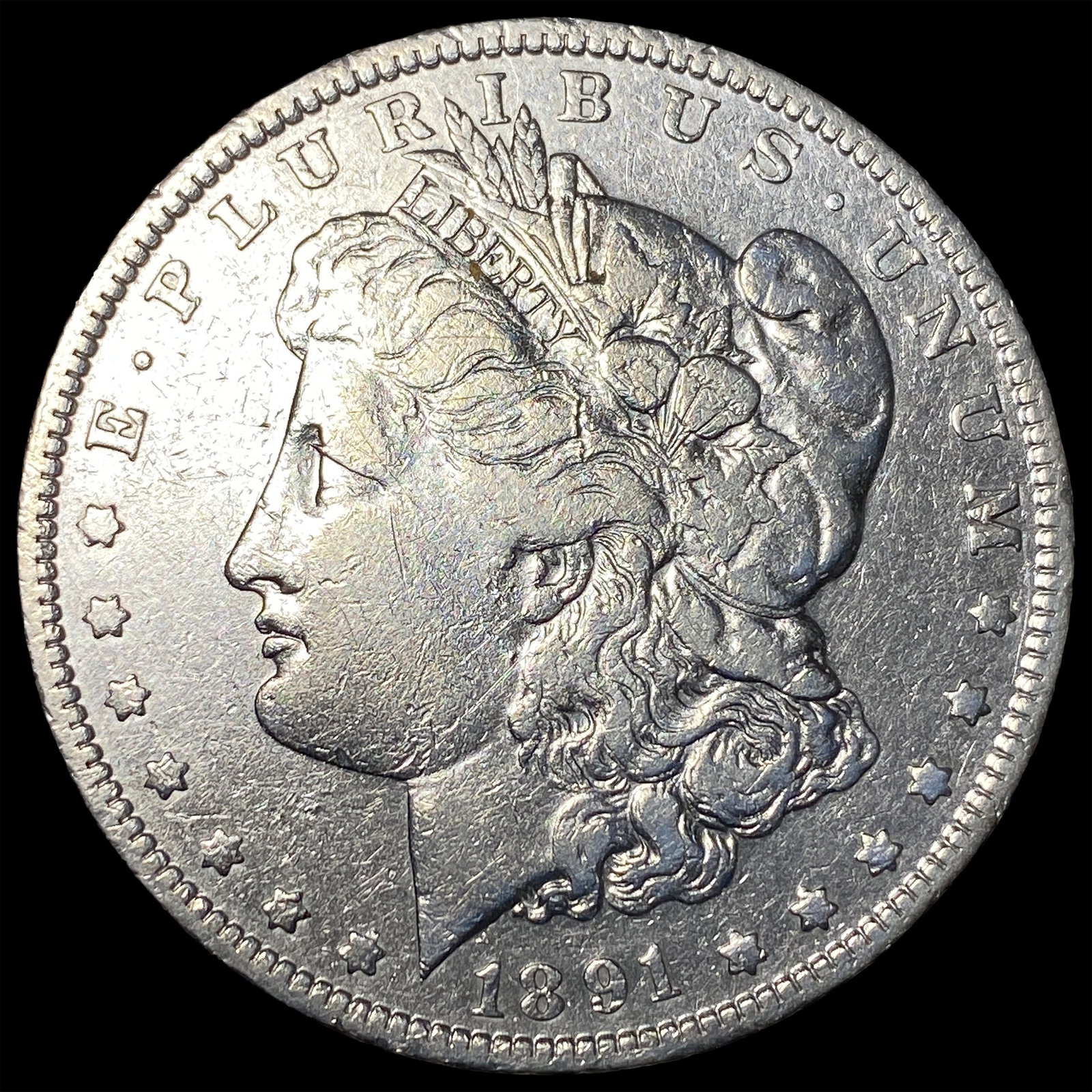 1891-O Silver Morgan Dollar CLOSELY UNCIRCULATED: 1891-O Silver Morgan Dollar CLOSELY UNCIRCULATED