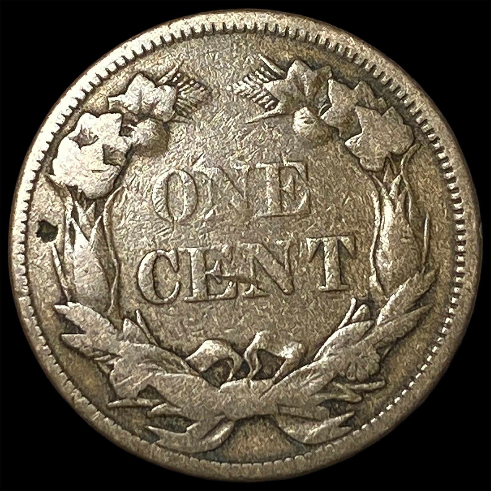 1858 Flying Eagle Cent ABOUT UNCIRCULATED - 2