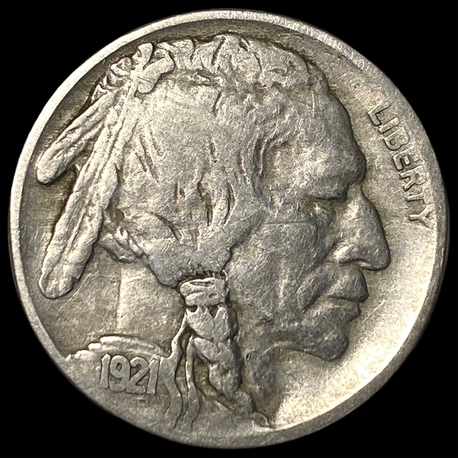1921-S Buffalo Nickel LIGHTLY CIRCULATED: 1921-S Buffalo Nickel LIGHTLY CIRCULATED