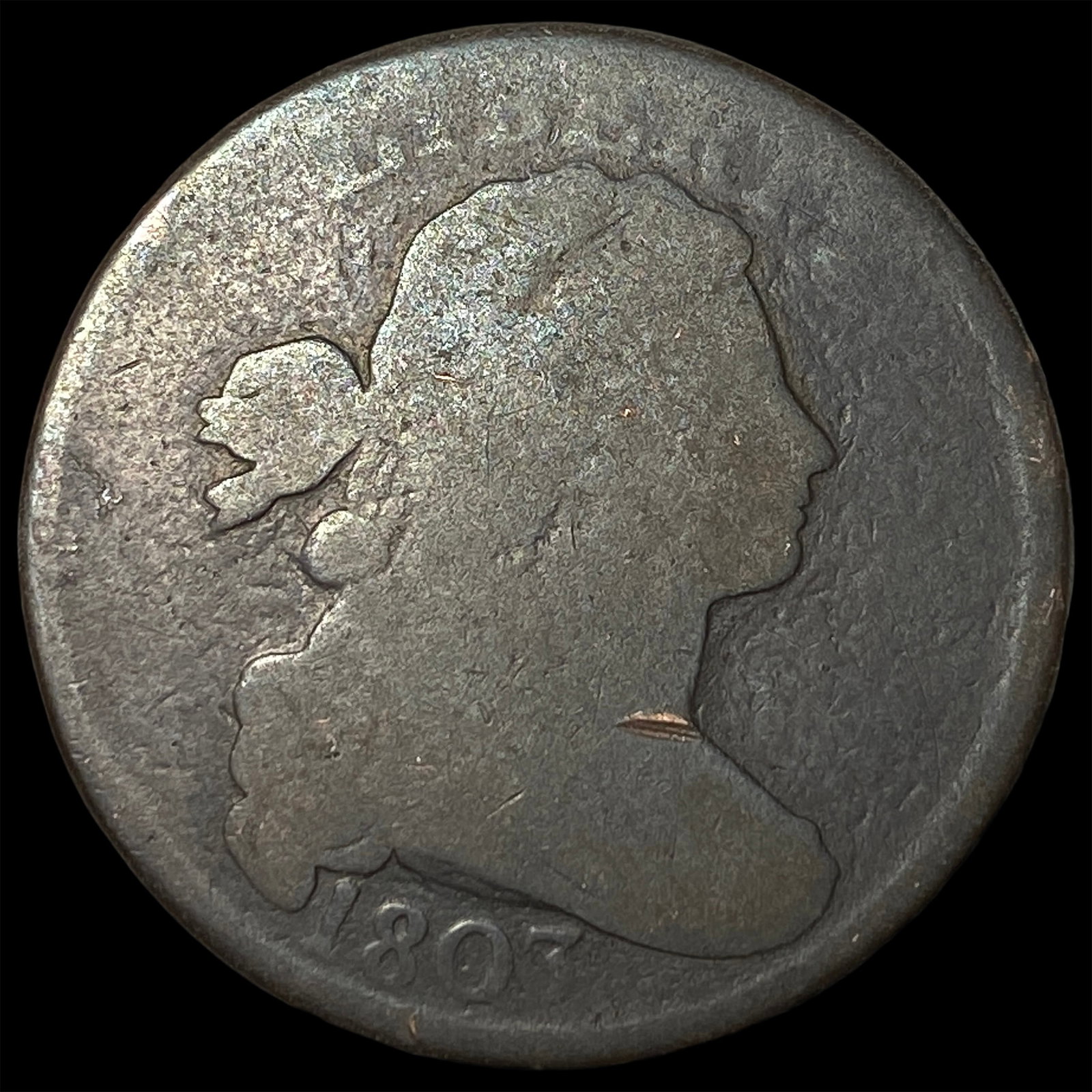1803 Draped Bust Large Cent NICELY CIRCULATED: 1803 Draped Bust Large Cent NICELY CIRCULATED