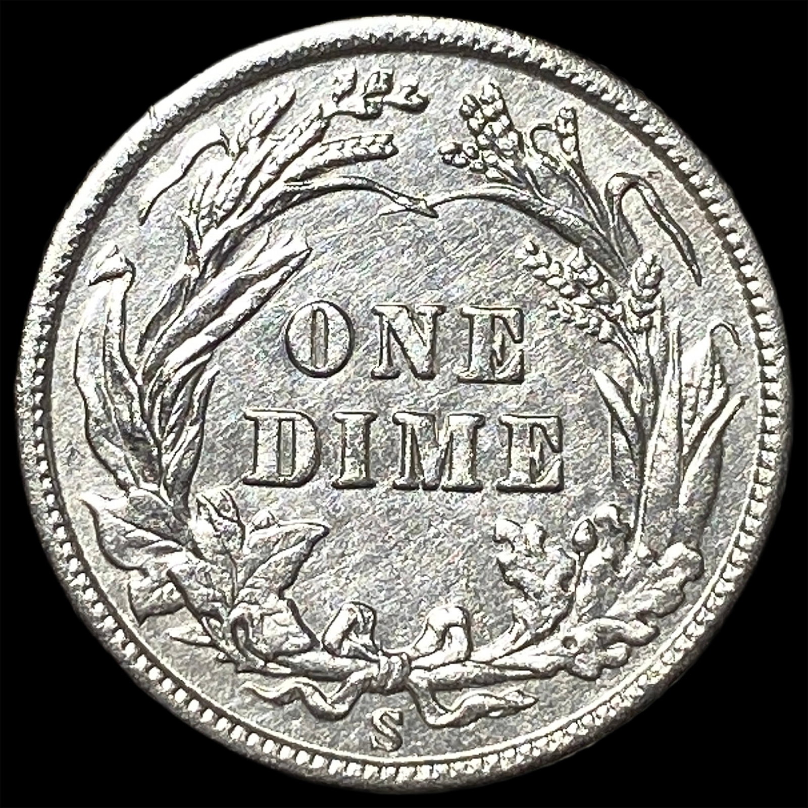 1908-S Silver Barber Dime UNCIRCULATED - 2