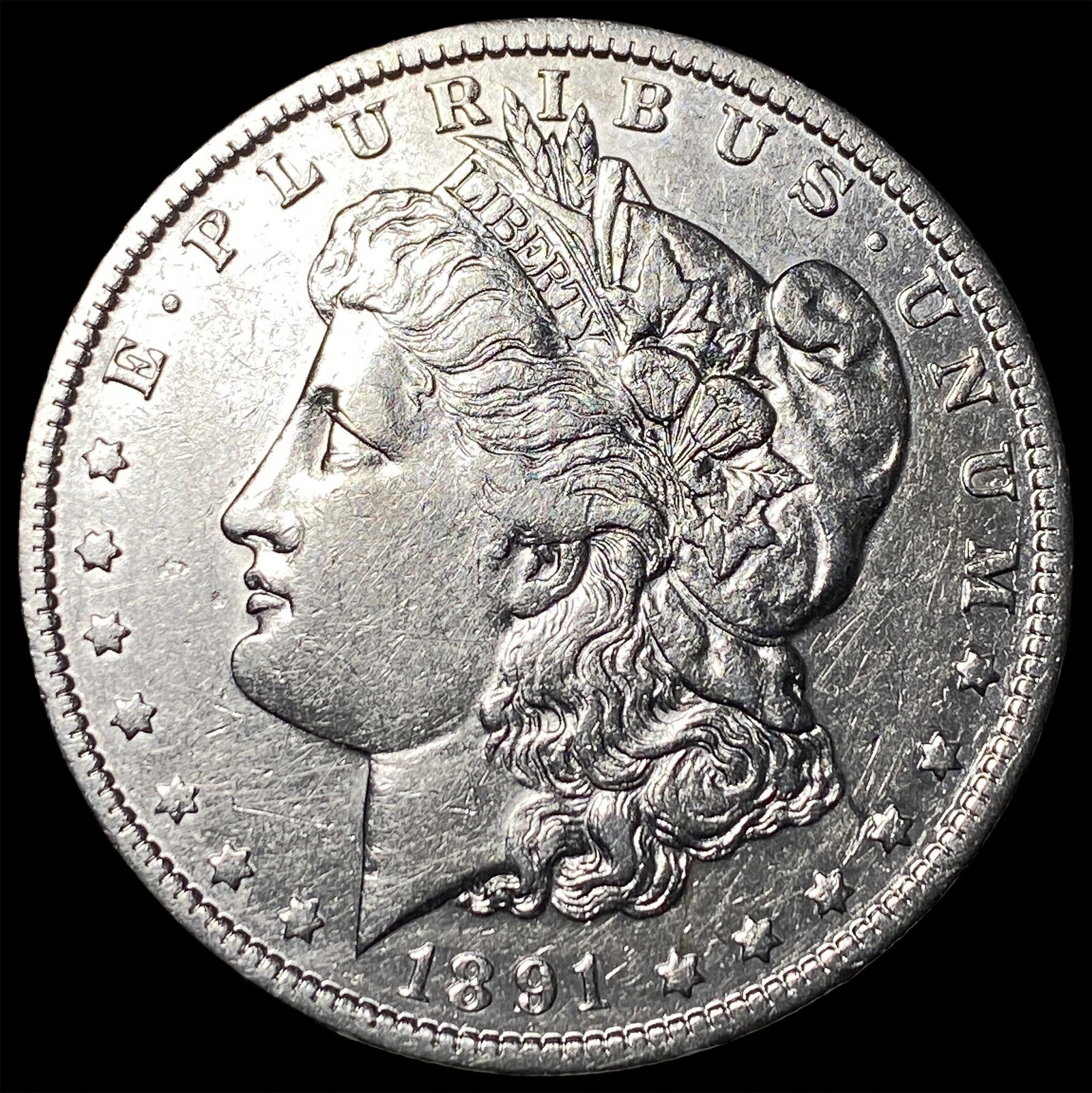 1891-O Silver Morgan Dollar CLOSELY UNCIRCULATED: 1891-O Silver Morgan Dollar CLOSELY UNCIRCULATED