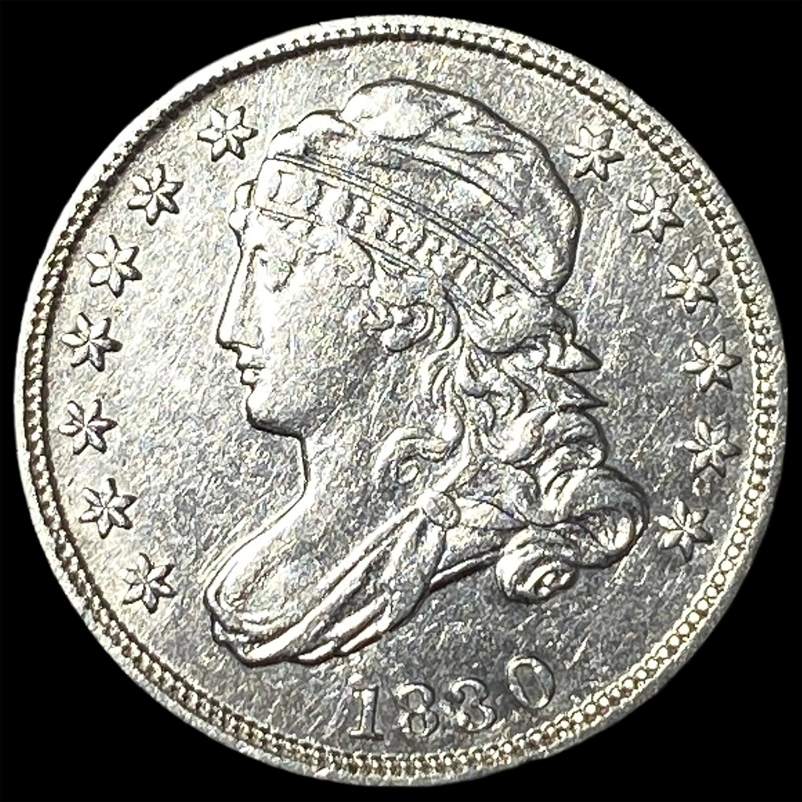 1830 Capped Bust Dime UNCIRCULATED: 1830 Capped Bust Dime UNCIRCULATED