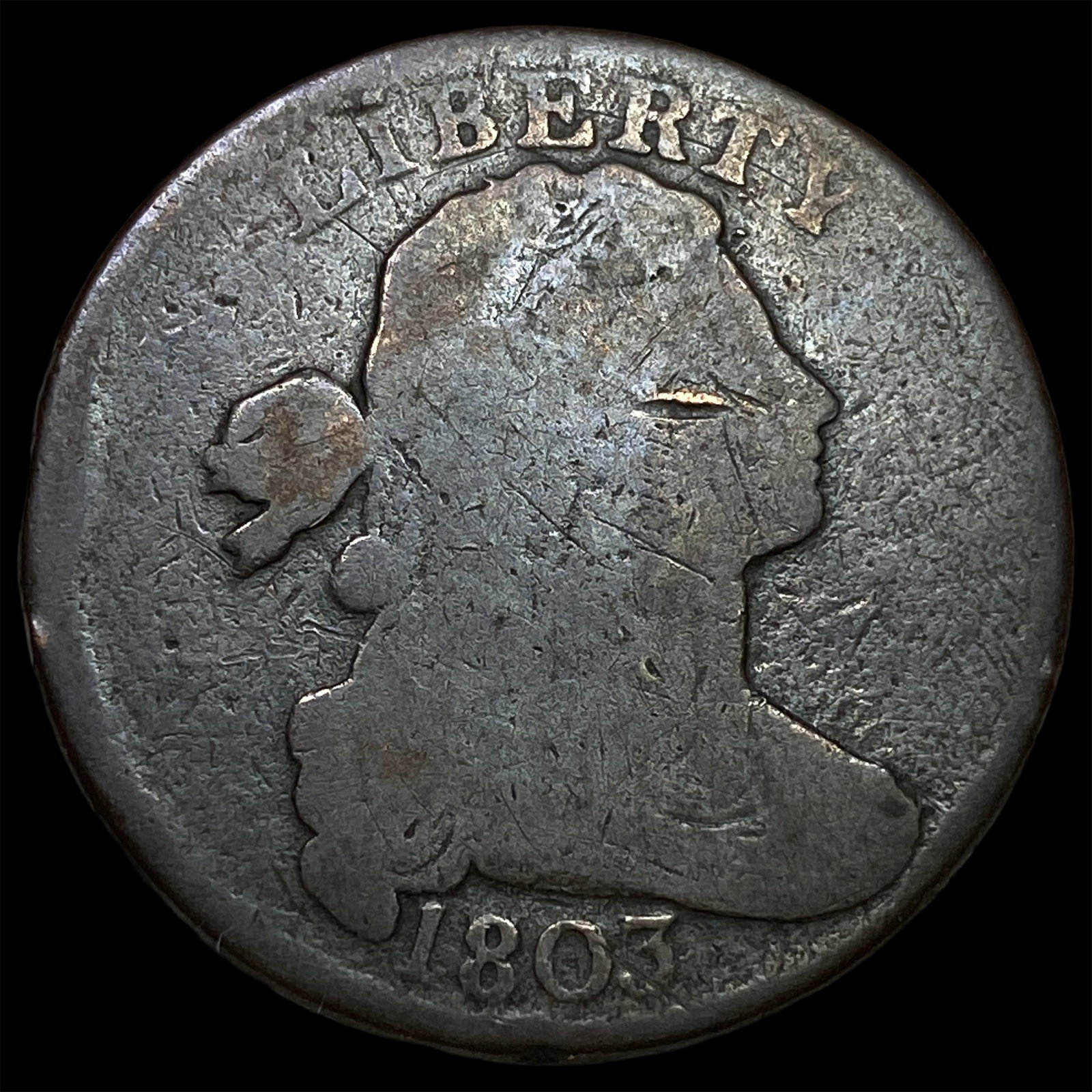 1803 Draped Bust Large Cent NICELY CIRCULATED (1 of 2)