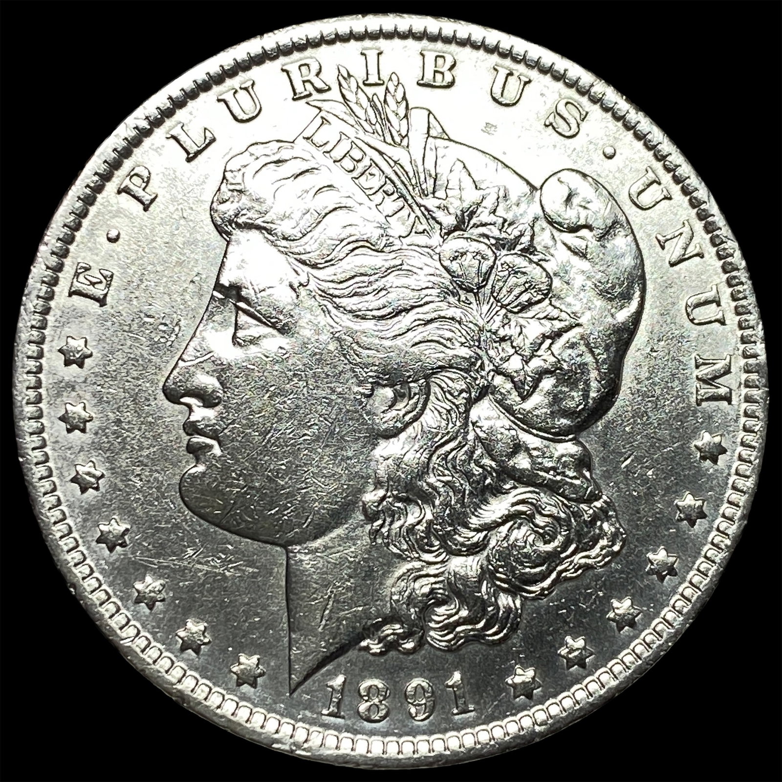 1891-O Silver Morgan Dollar CLOSELY UNCIRCULATED: 1891-O Silver Morgan Dollar CLOSELY UNCIRCULATED