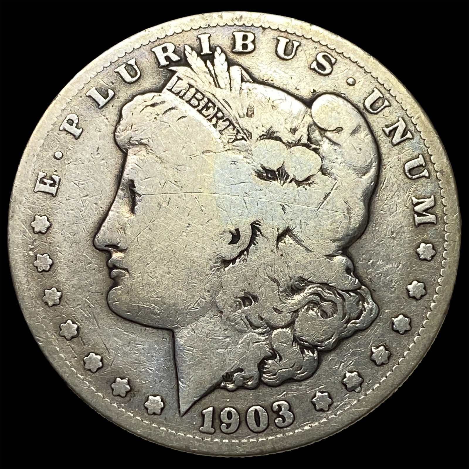 1903-S Silver Morgan Dollar NICELY CIRCULATED: 1903-S Silver Morgan Dollar NICELY CIRCULATED