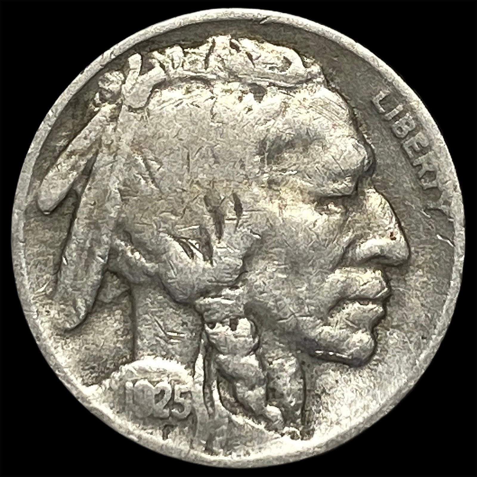 1925-S Buffalo Nickel LIGHTLY CIRCULATED: 1925-S Buffalo Nickel LIGHTLY CIRCULATED
