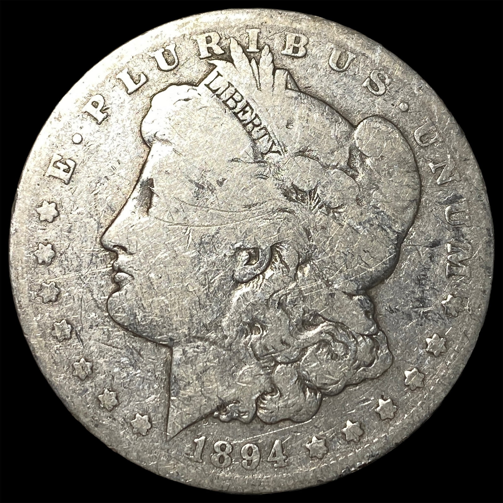 1894-O Silver Morgan Dollar NICELY CIRCULATED: 1894-O Silver Morgan Dollar NICELY CIRCULATED