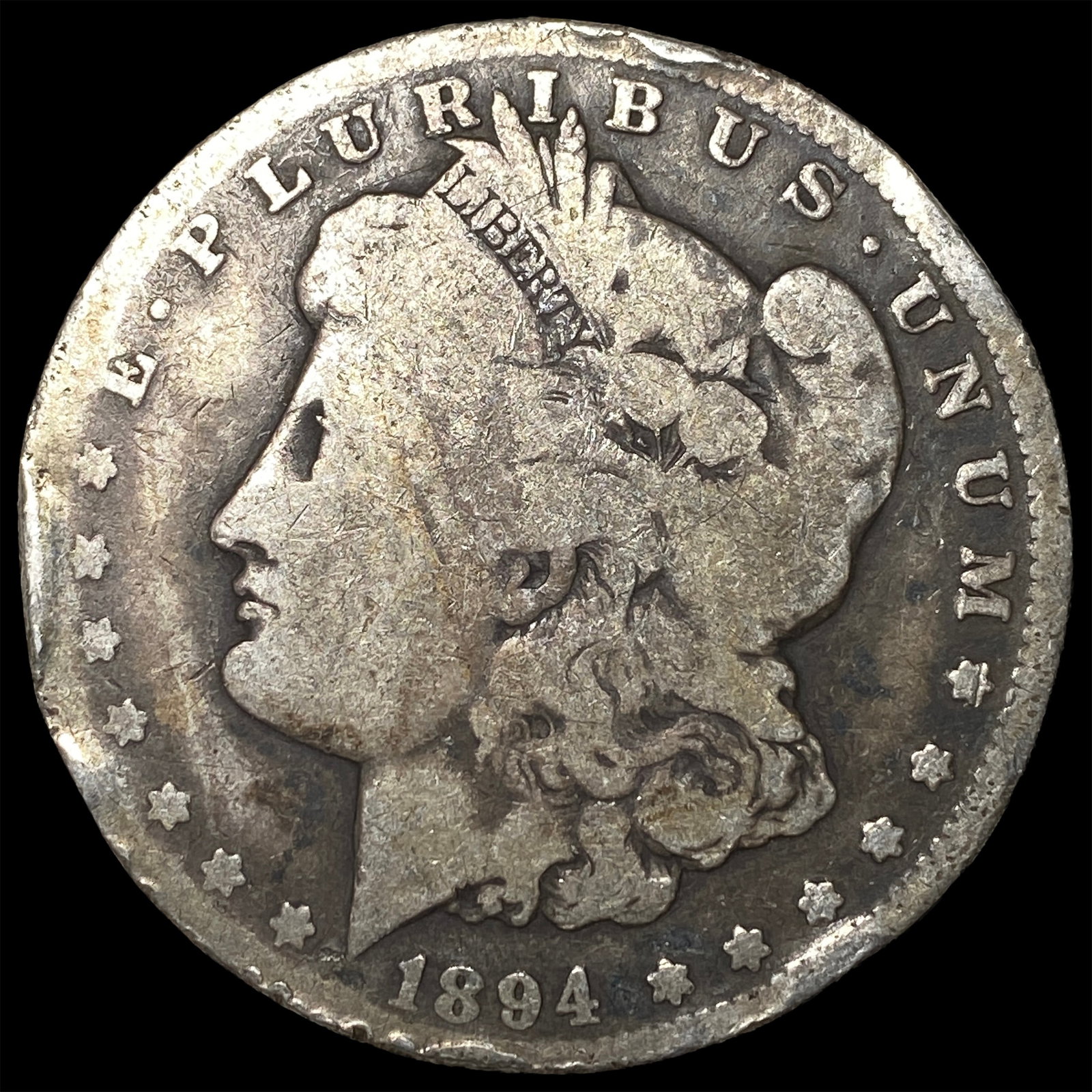 1894-O Silver Morgan Dollar NICELY CIRCULATED: 1894-O Silver Morgan Dollar NICELY CIRCULATED