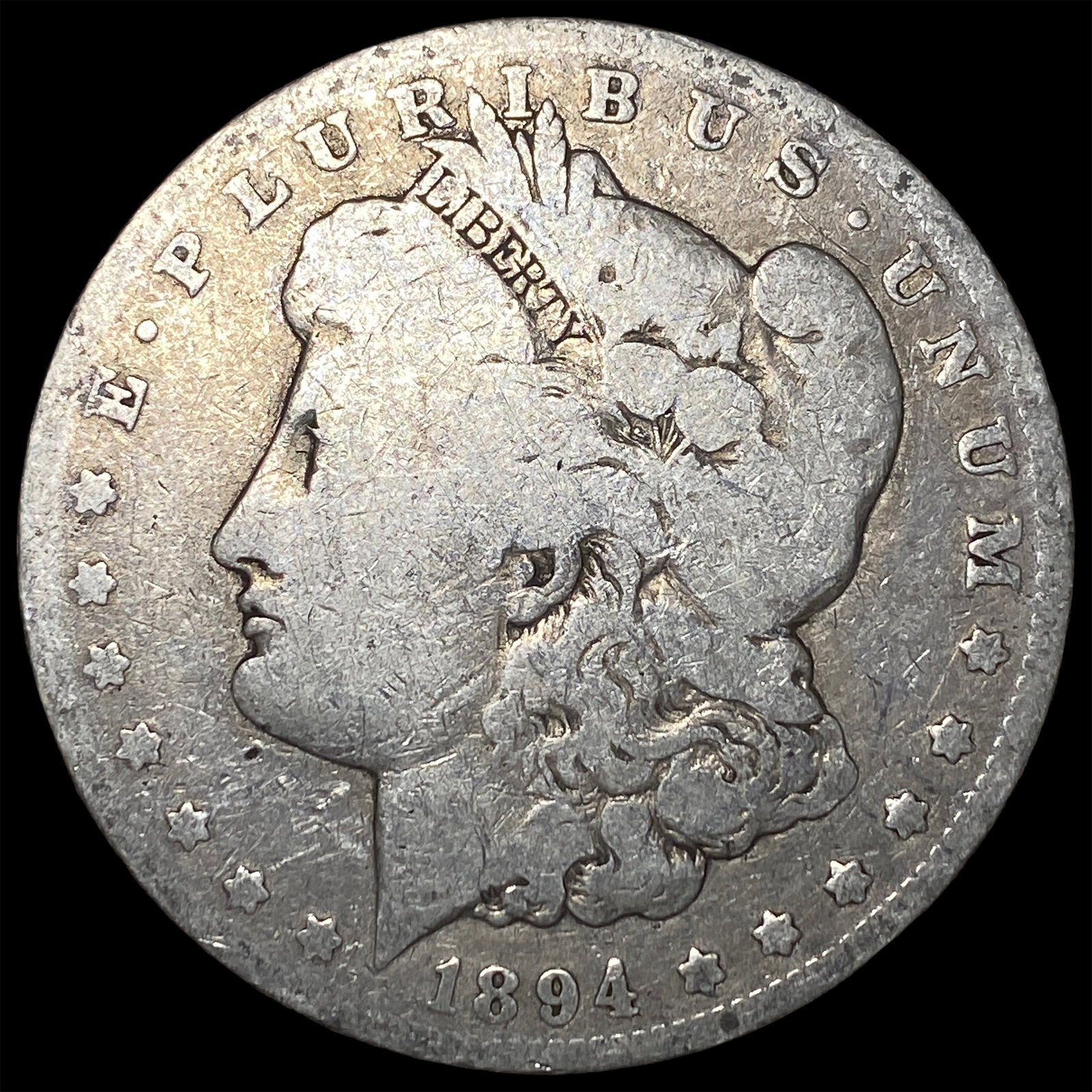 1894-O Silver Morgan Dollar NICELY CIRCULATED: 1894-O Silver Morgan Dollar NICELY CIRCULATED