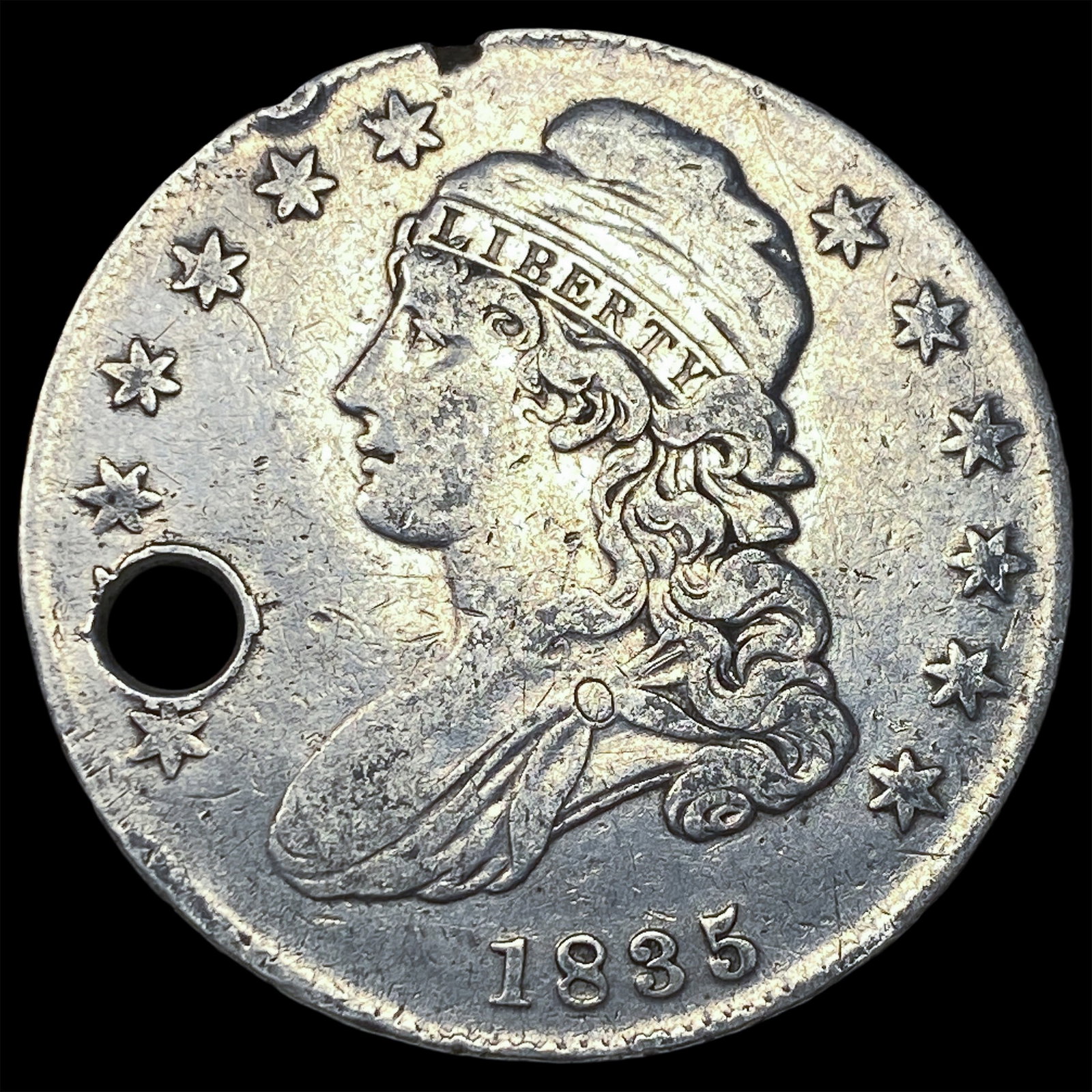 1835 Capped Bust Half Dollar HIGH GRADE: 1835 Capped Bust Half Dollar HIGH GRADE