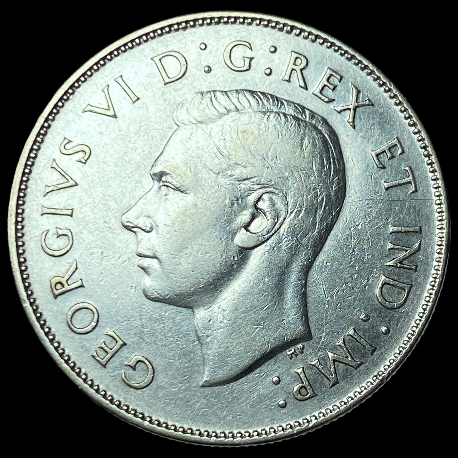 1945 Canada Silver 50 Cents HIGH GRADE: 1945 Canada Silver 50 Cents HIGH GRADE