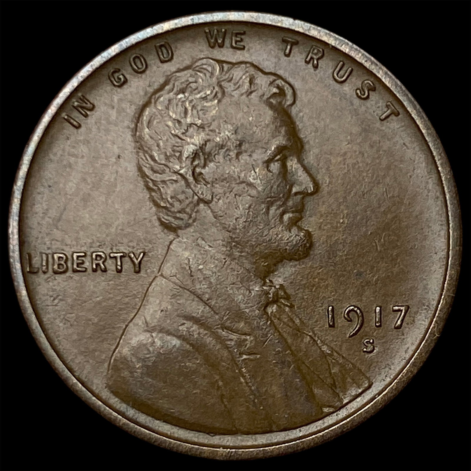 1917-S Lincoln Wheat Cent CLOSELY UNCIRCULATED (1 of 2)
