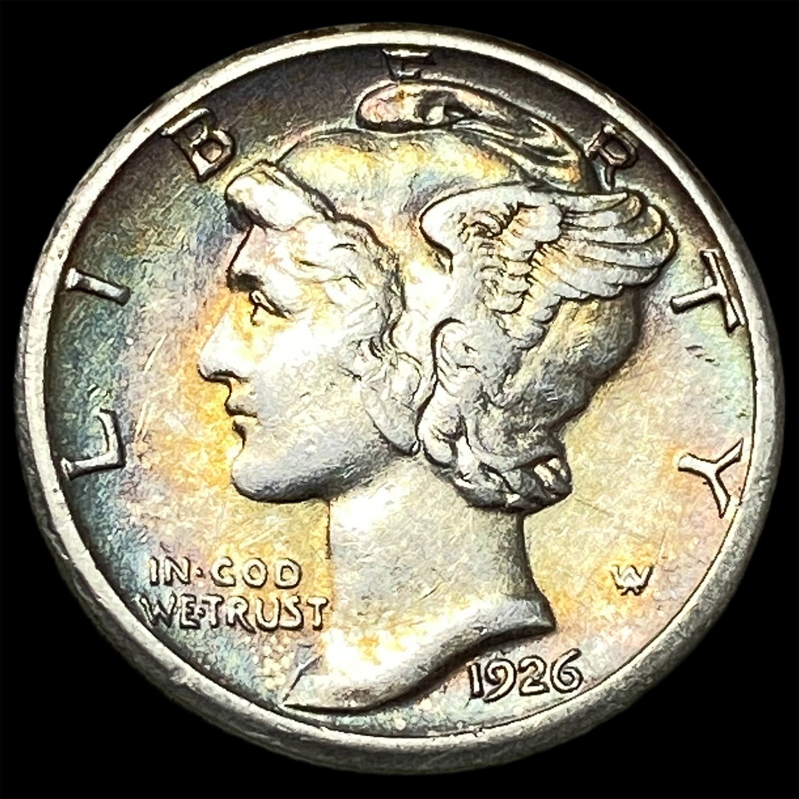 1926-S Silver Mercury Dime CLOSELY UNCIRCULATED: 1926-S Silver Mercury Dime CLOSELY UNCIRCULATED