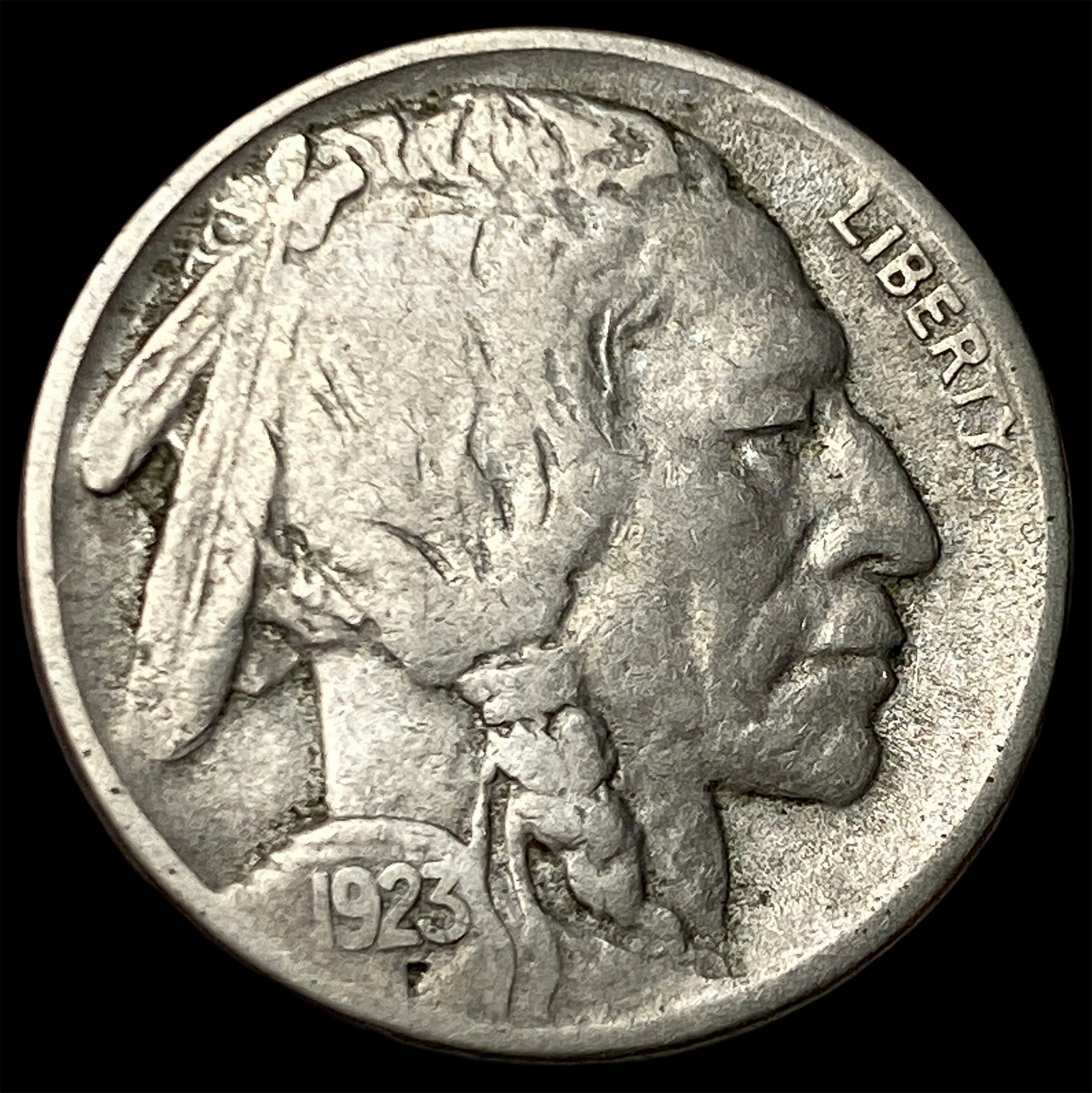 1923-S Buffalo Nickel LIGHTLY CIRCULATED: 1923-S Buffalo Nickel LIGHTLY CIRCULATED