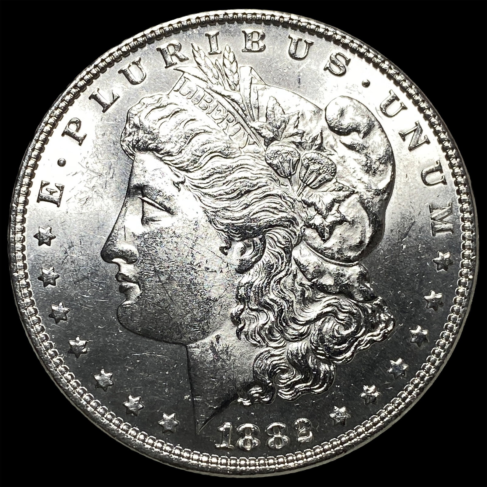 1883-S Silver Morgan Dollar GEM BU: 1883-S Silver Morgan Dollar GEM BU