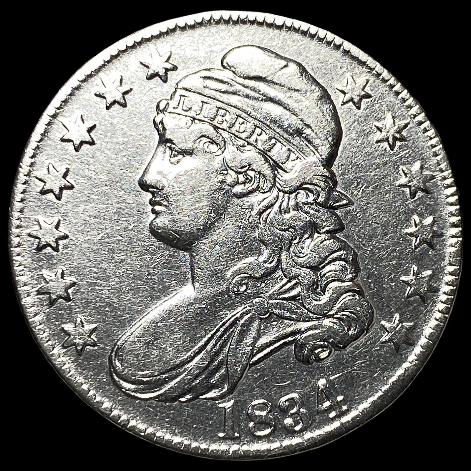 1834 Capped Bust Half Dollar UNCIRCULATED (1 of 2)